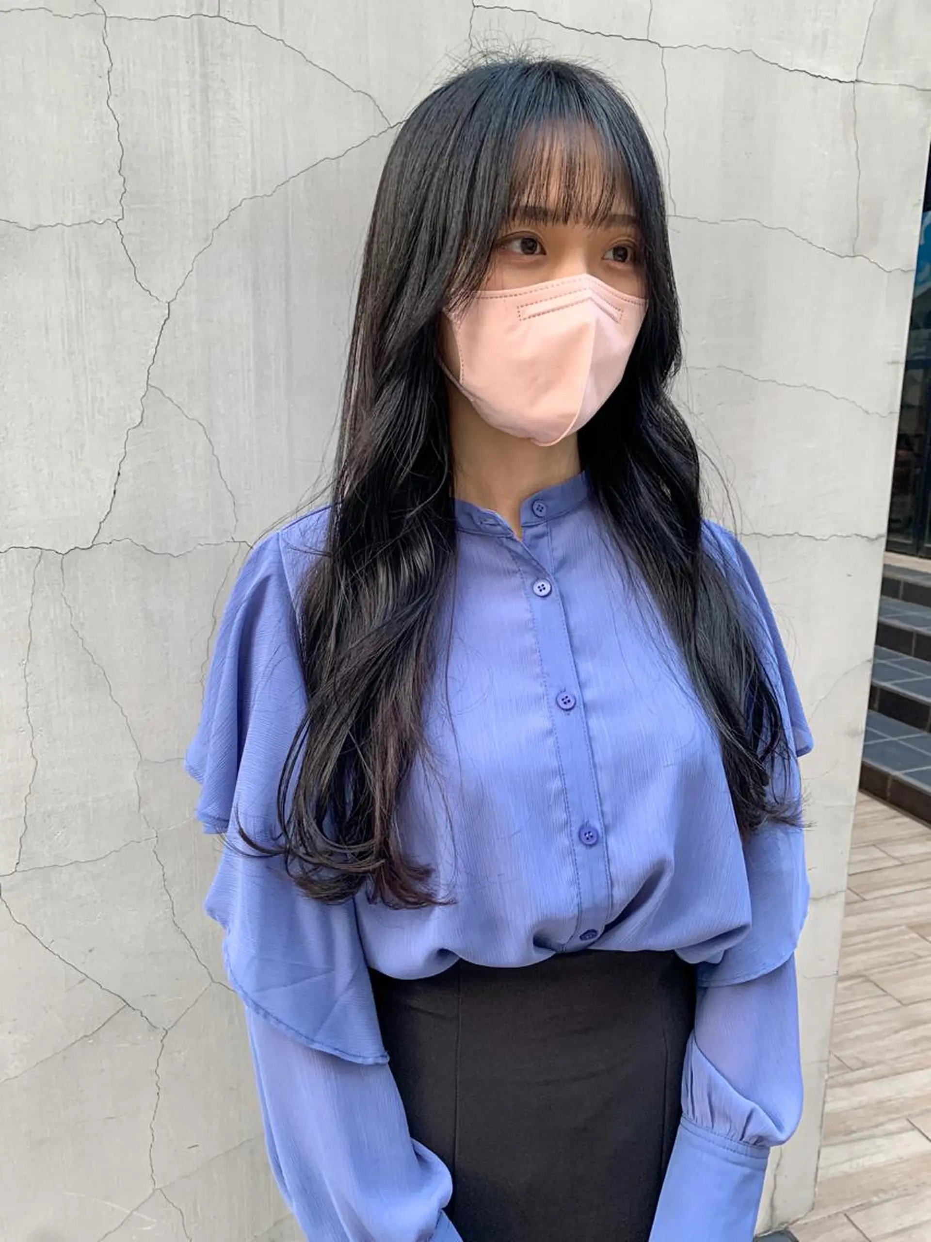 ロング カラー ヘアアレンジ カット ヘアカラー トリートメント yuka .のヘアスタイル