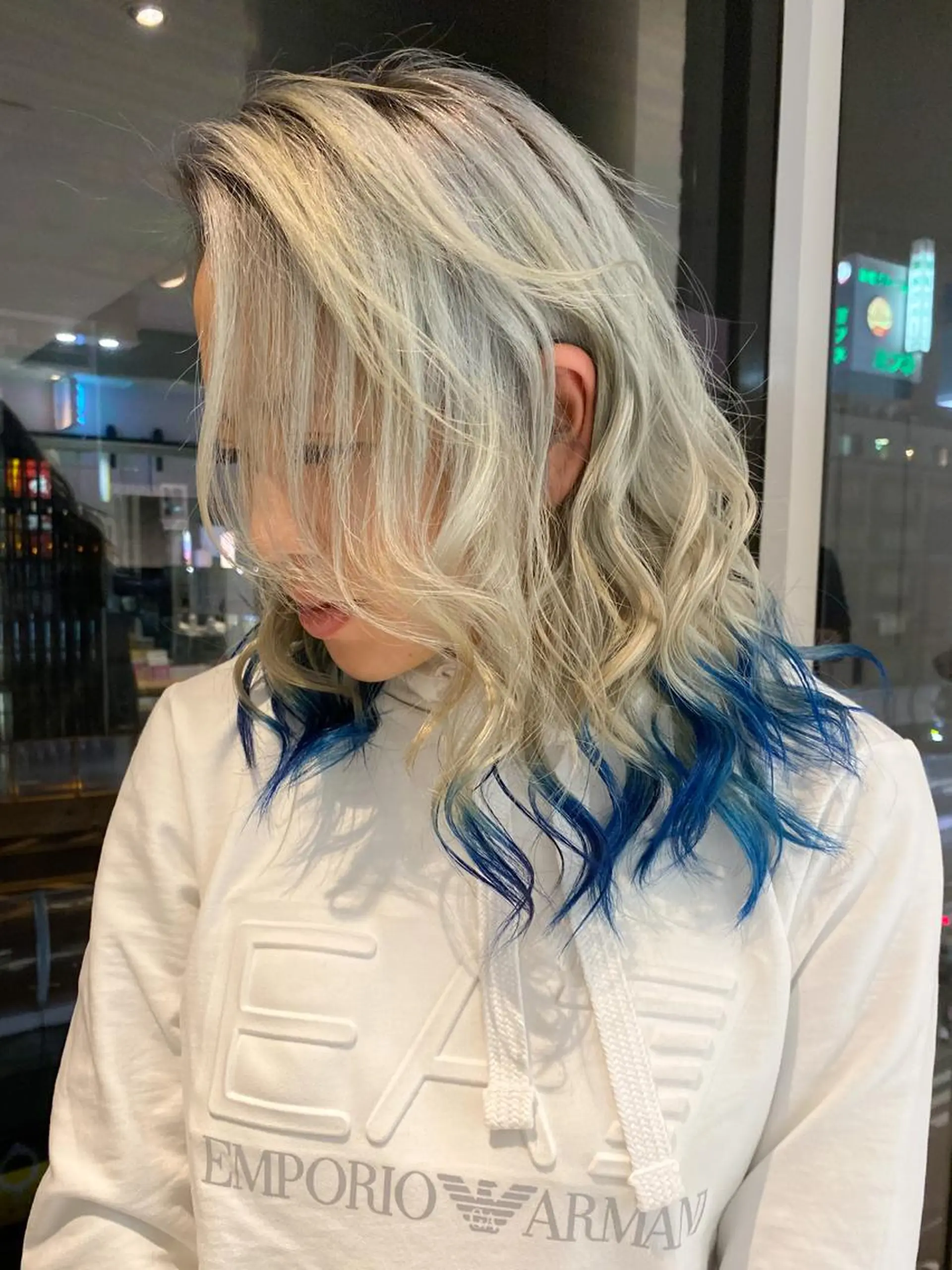 セミロング カラー welring hair salonのヘアスタイル