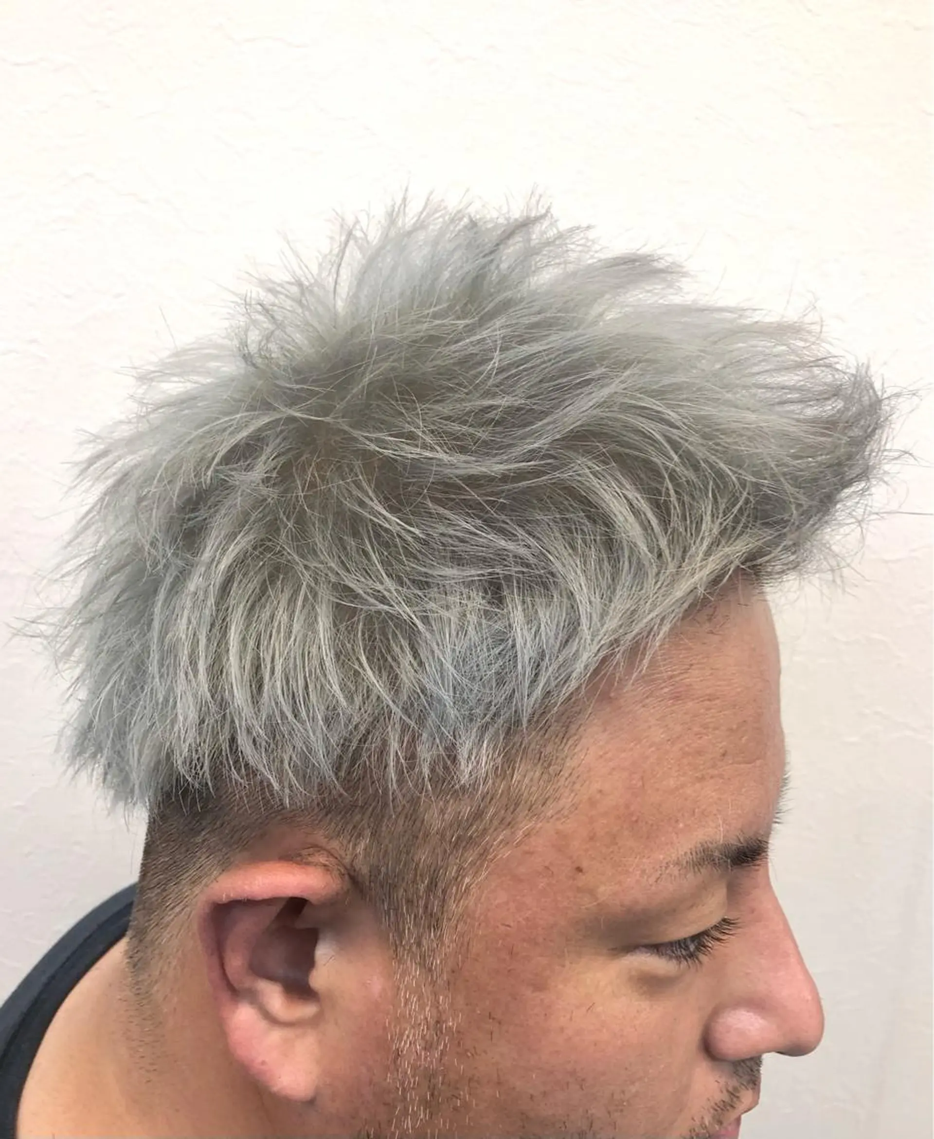 カラー メンズ ダブルスキルエクステ /羽エクステ白石宇由のヘアスタイル