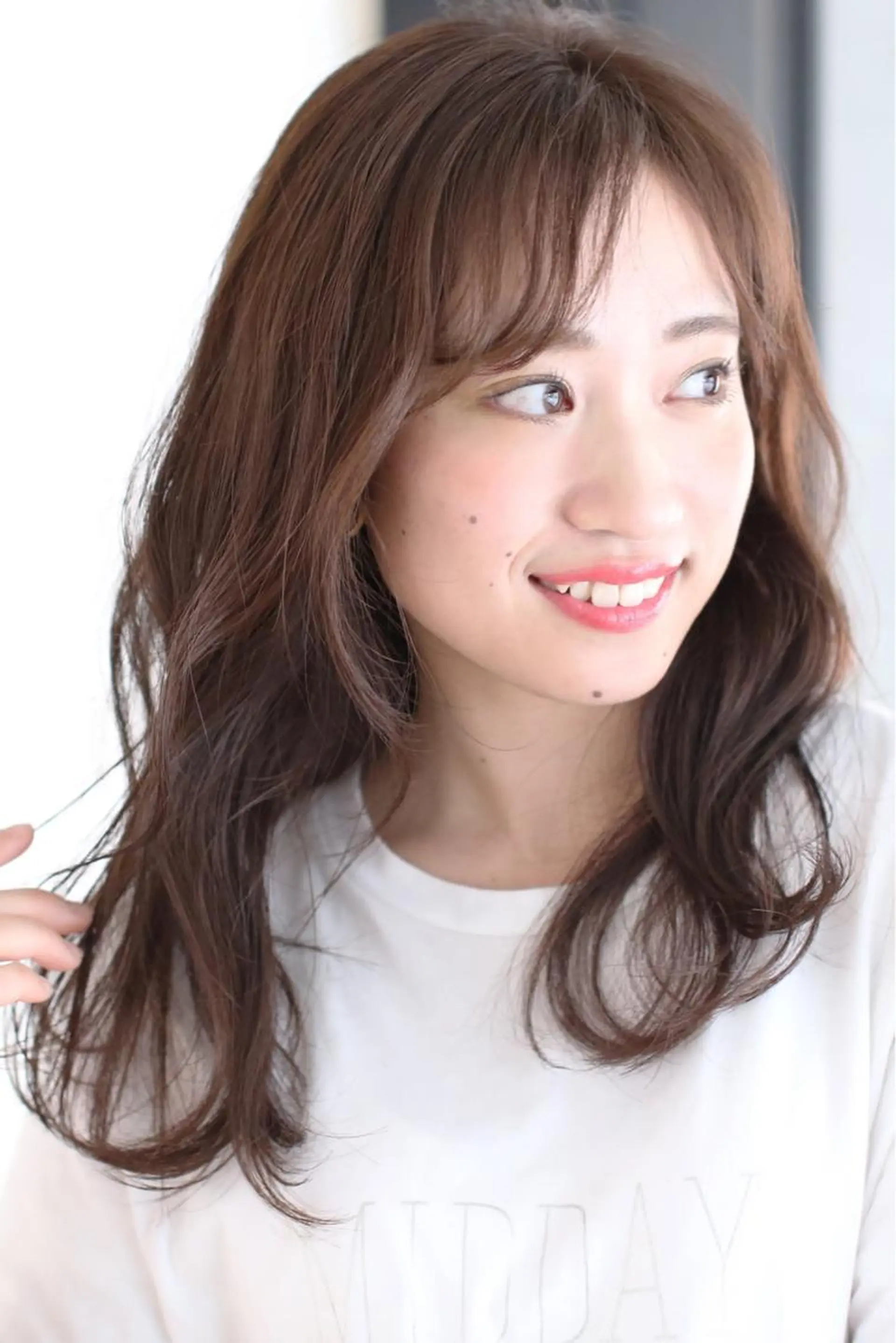 セミロング レイヤーカット 六丁の目/伊藤 /大人可愛いショートのヘアスタイル