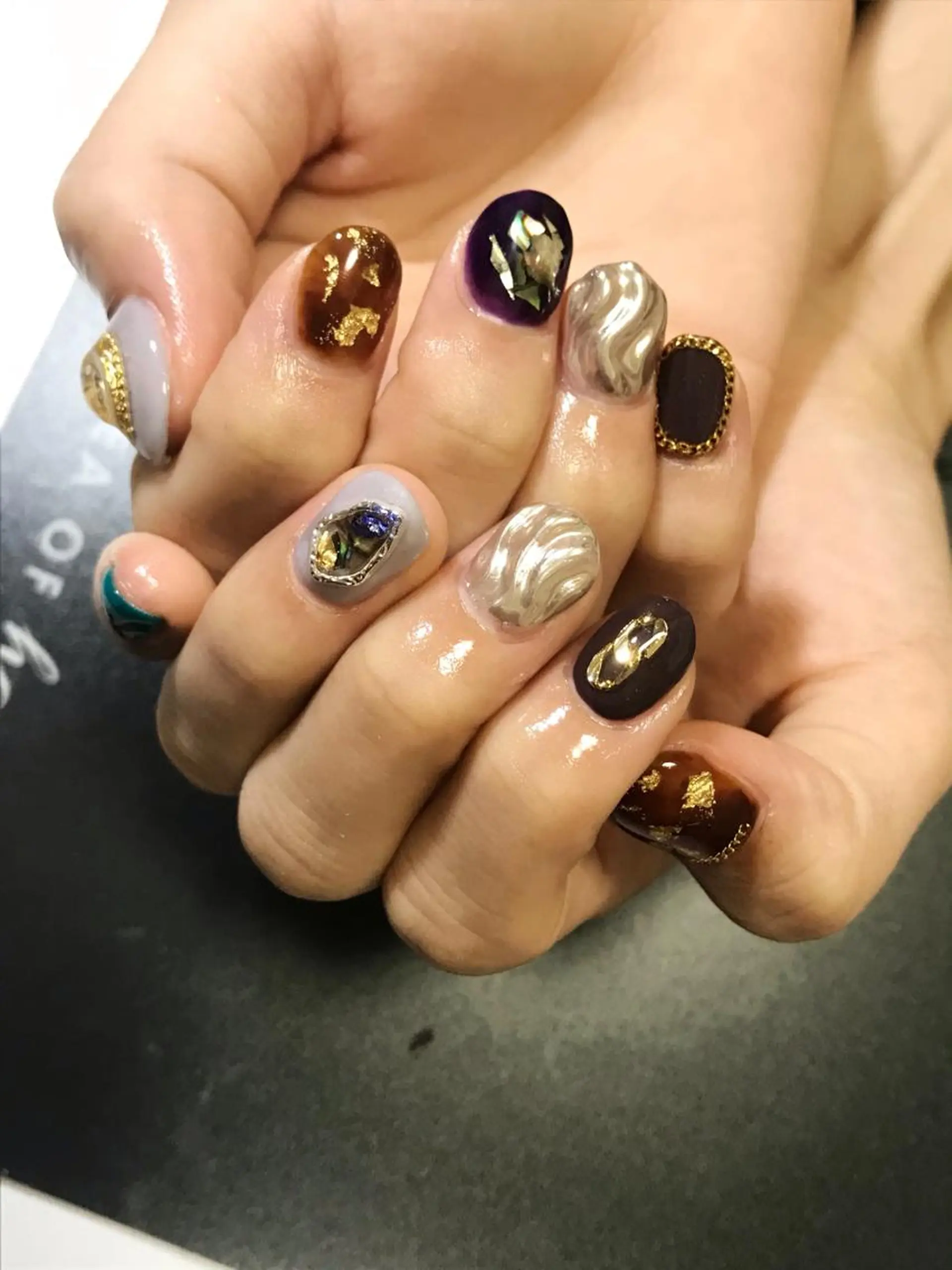 ネイル 持ち込み ニュアンスネイル private salon NIKOのネイルデザイン