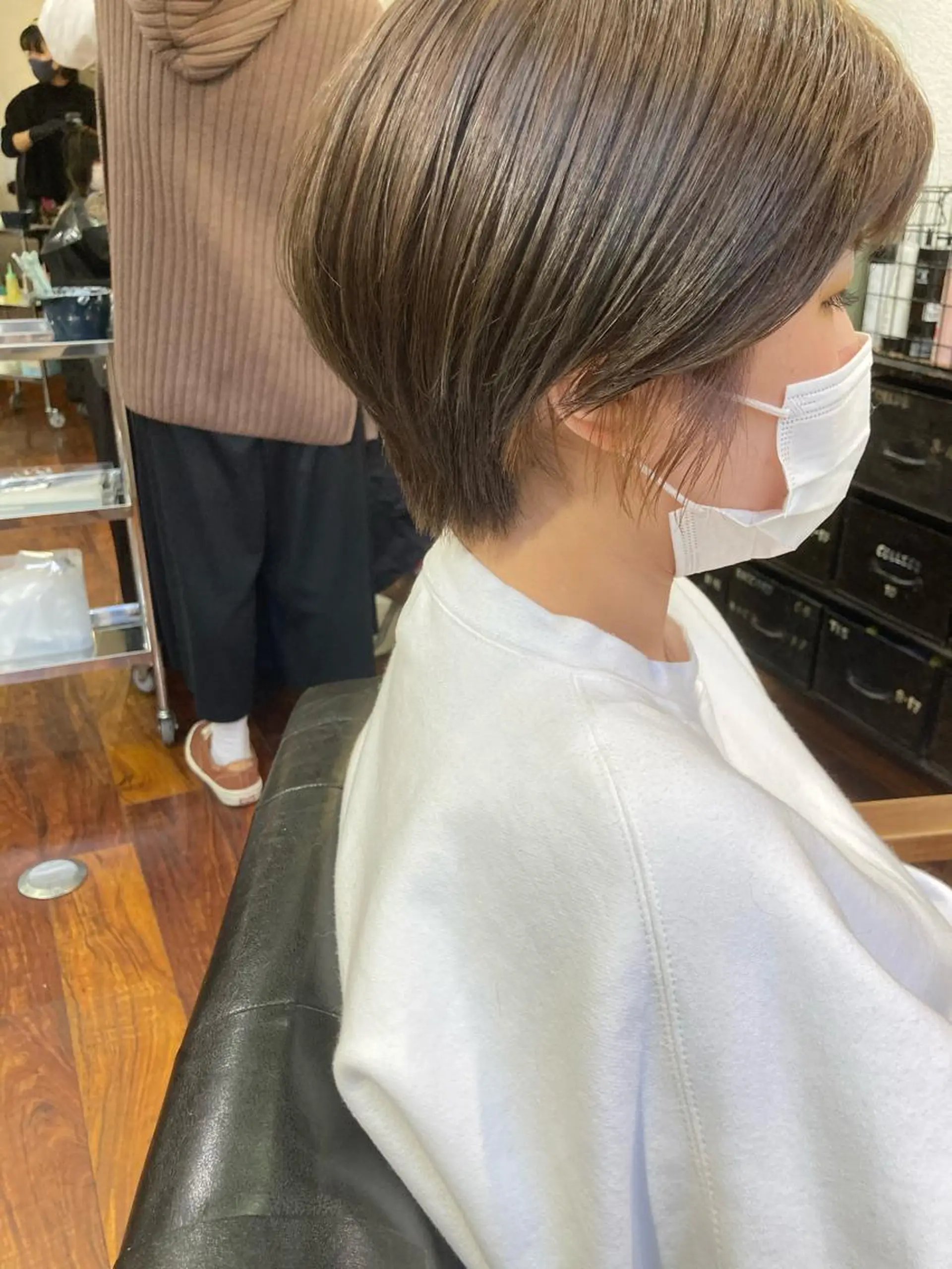 ショート カラー ハイライトカラー ハイライト 小木曽智美 /ボブ/ショートのヘアスタイル
