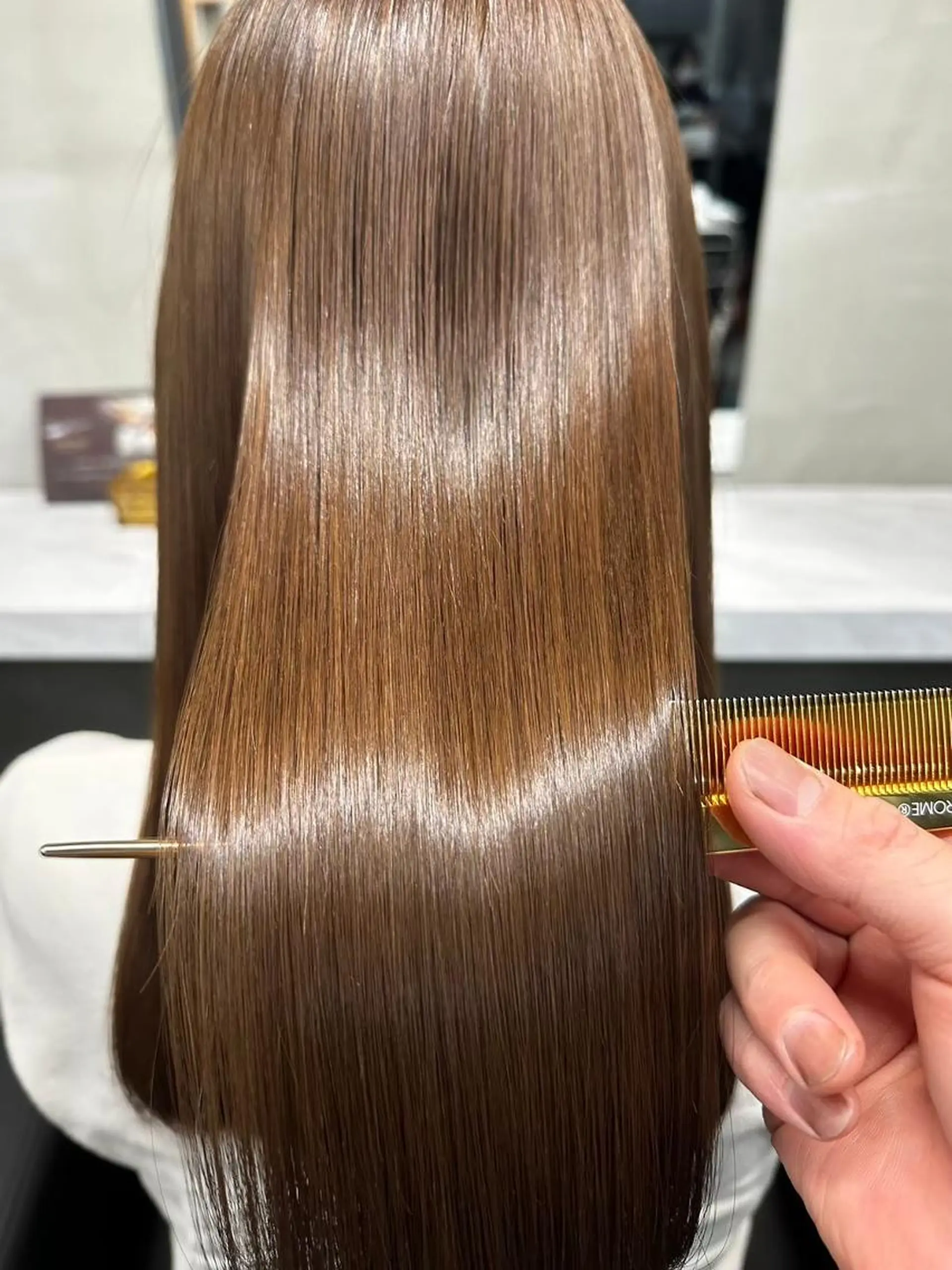 セミロング カット ヘアカラー トリートメント 横川/髪質改善/ メンズパーマ特化吉良のヘアスタイル