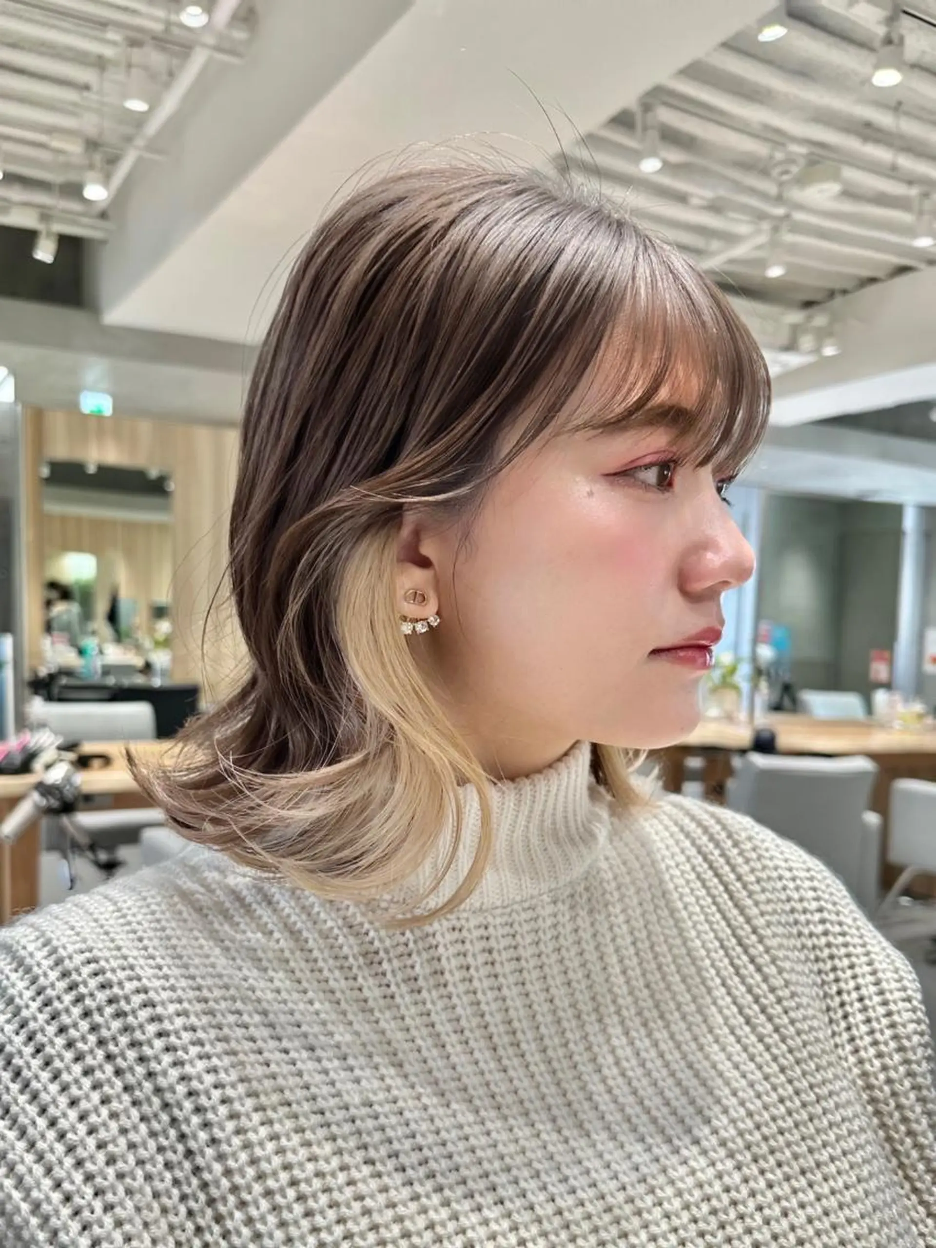 カラー カット ヘアカラー Zinaセントラル銀座所属・髪質改善🪄 イルミナカラー岩谷のヘアスタイル