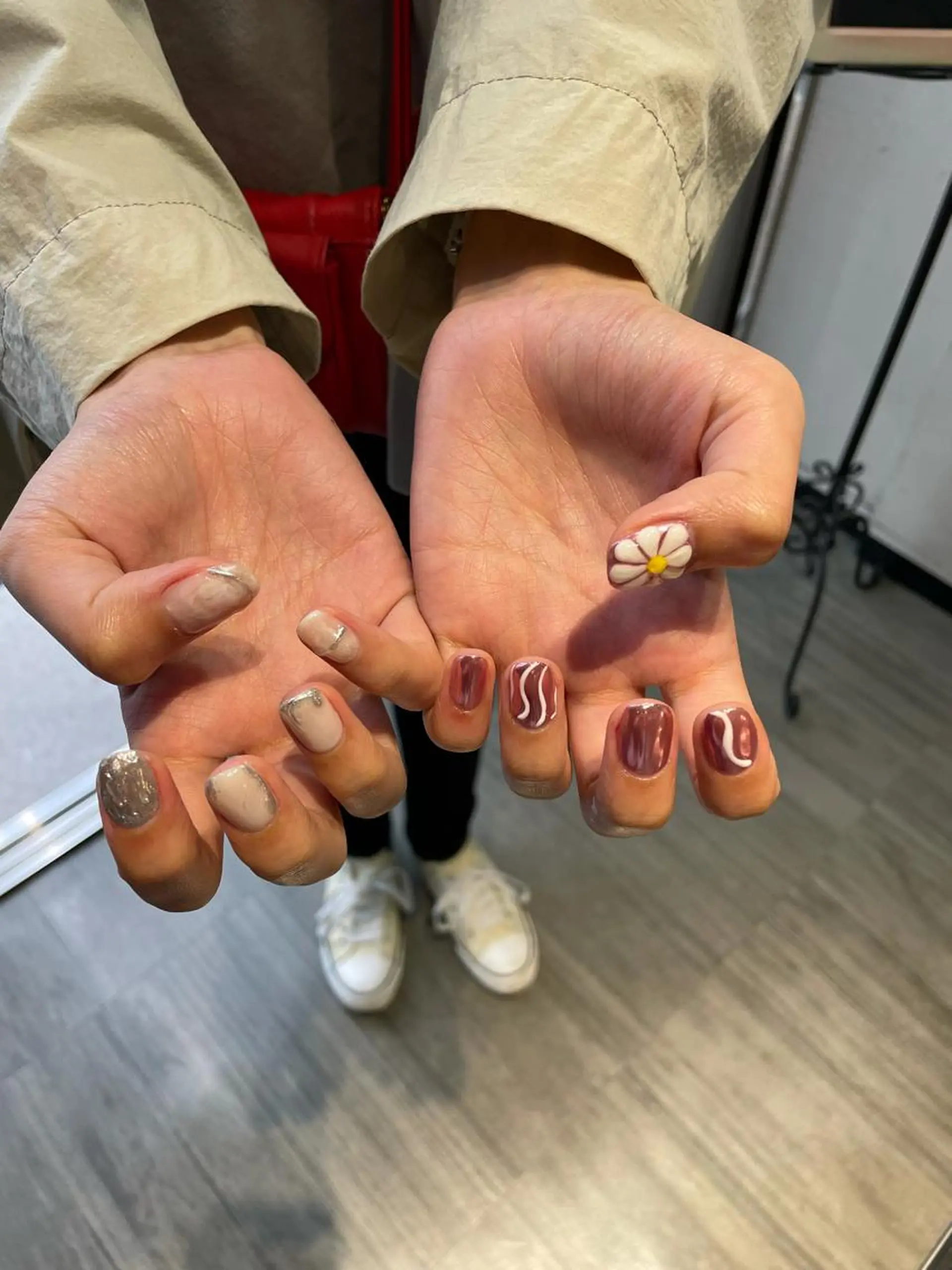 ネイル 束感まつ毛/ネイル/ LED♥KIRARAのマツエク・マツパデザイン