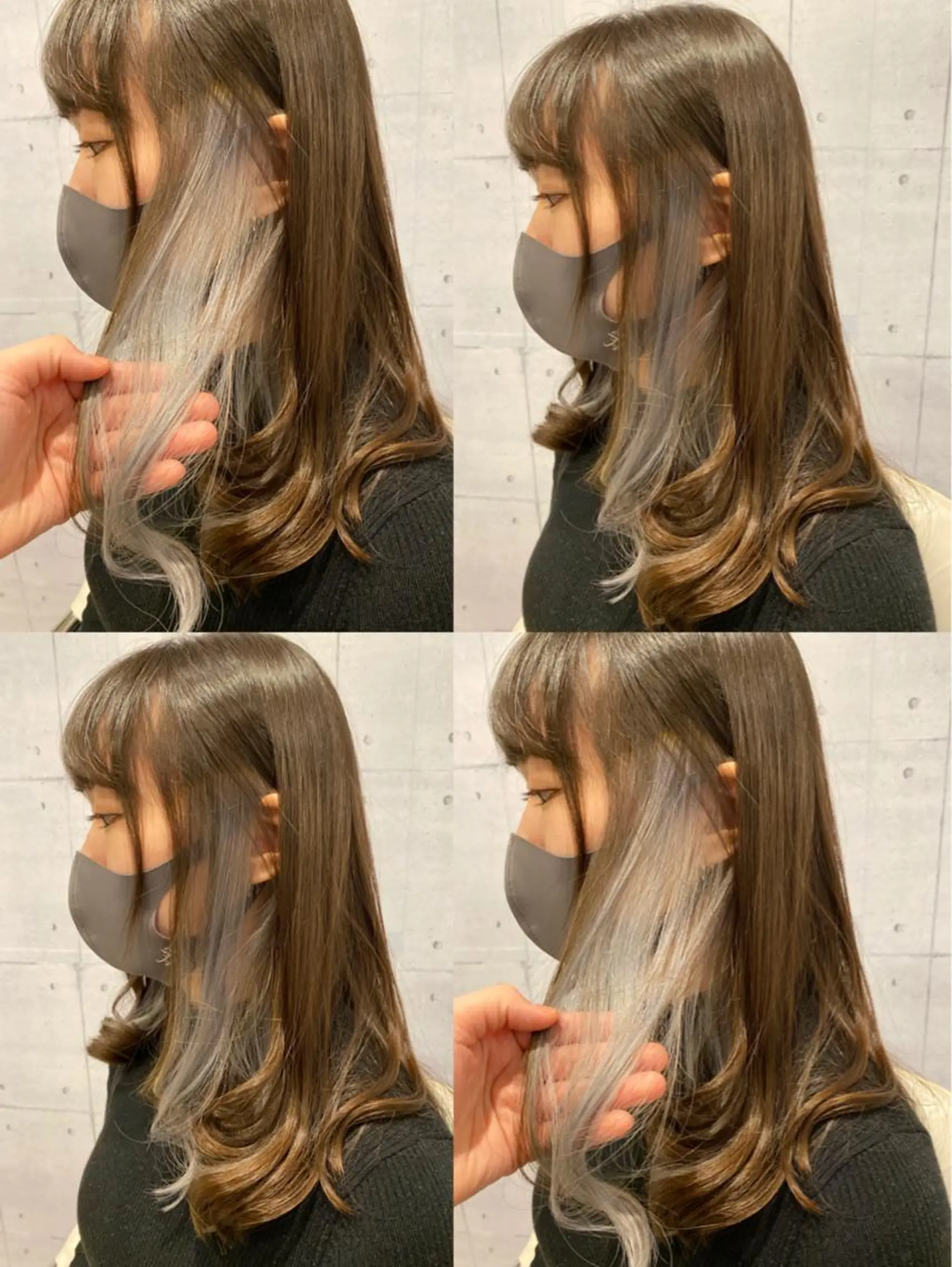 ロング カラー 韓・中華美女ヘア 🇰🇷×🇨🇳のヘアスタイル