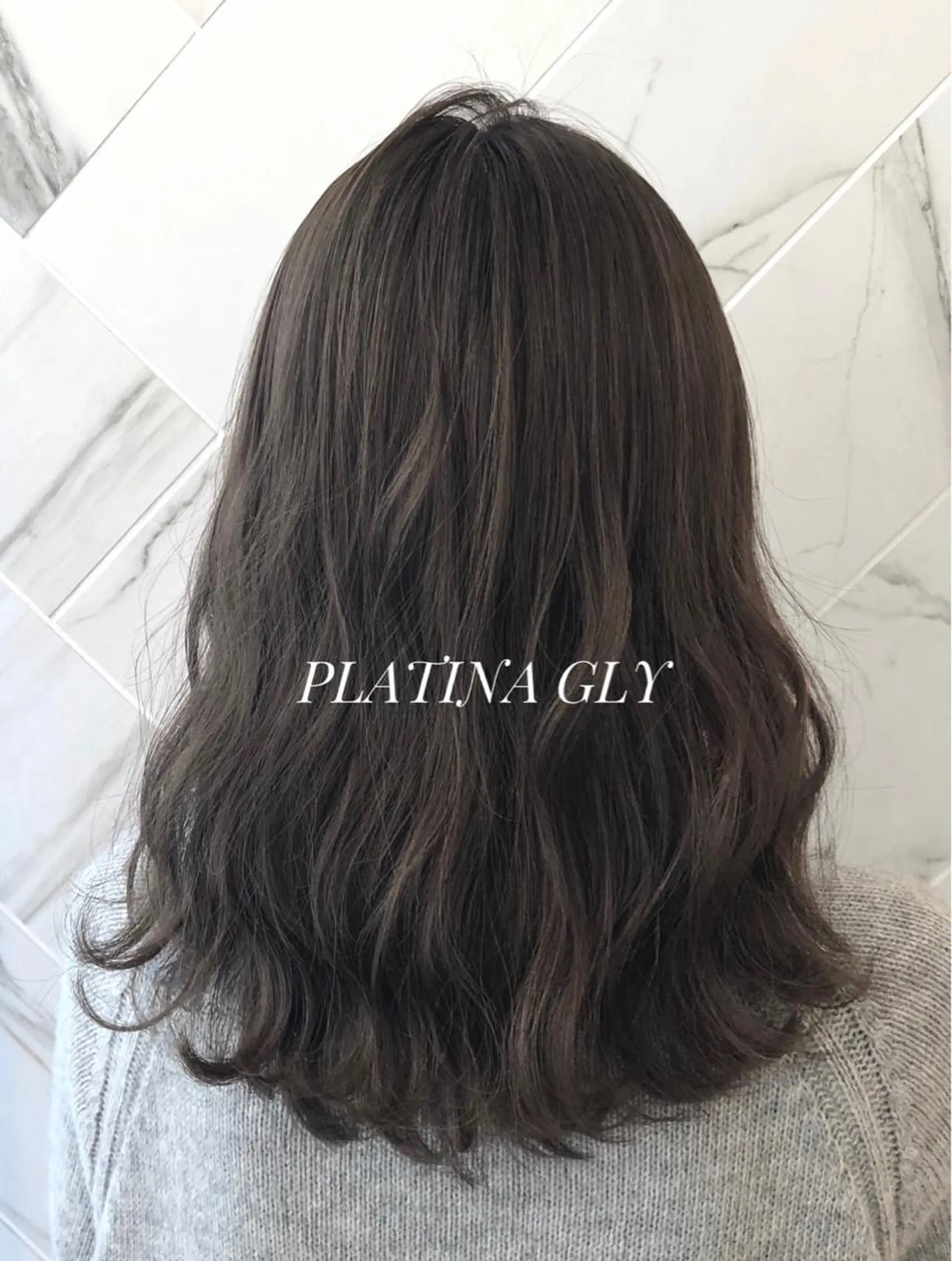 ミディアム カラー ヘアアレンジ ポニーテール アッシュ 透明感カラー オレンジ ✨似合うのその先へ✨ 田中延和のヘアスタイル