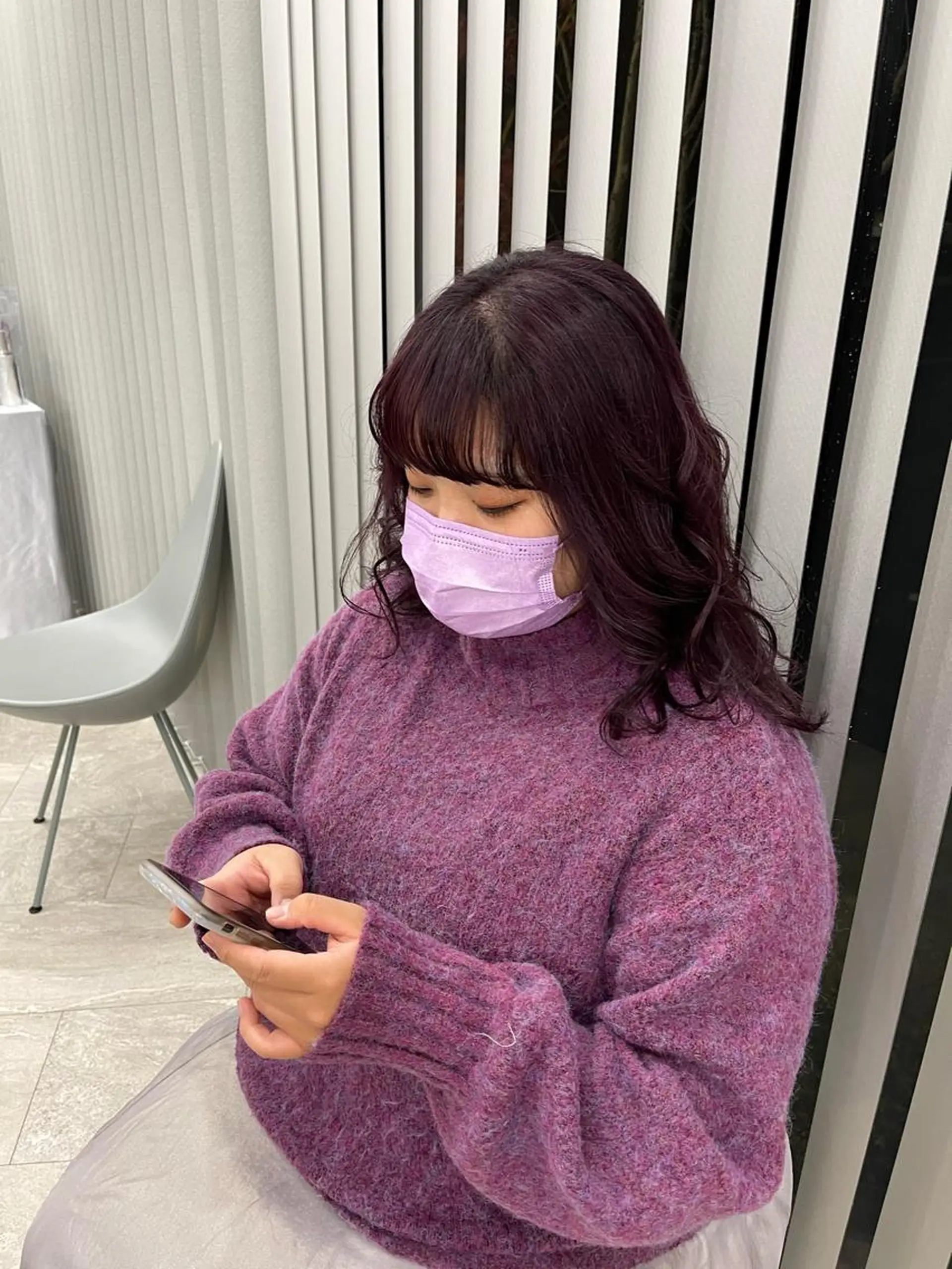 セミロング Hirose Ryoのヘアスタイル