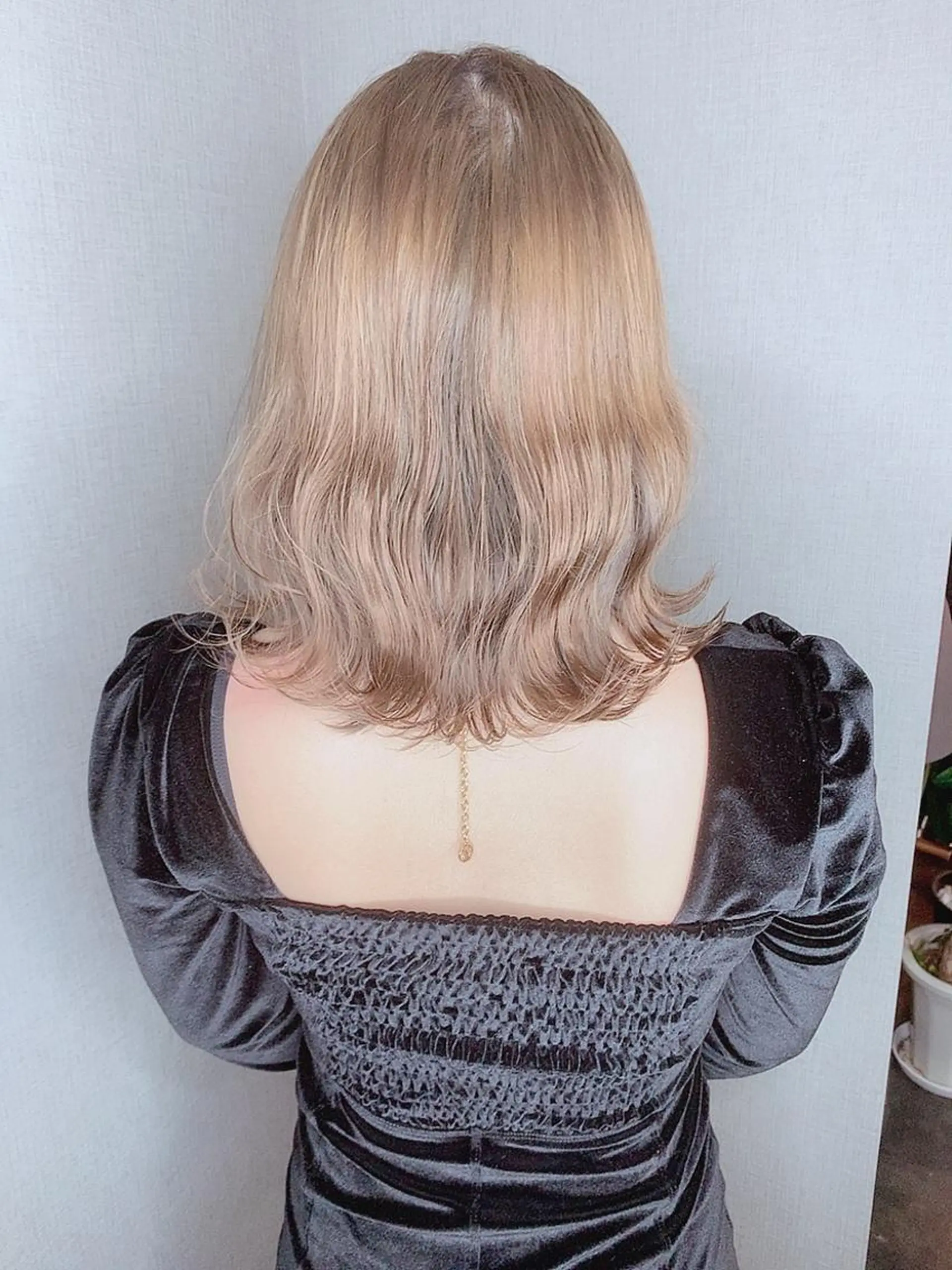 ミディアム 外国人風カラー S.SWEET 河原町店のヘアスタイル