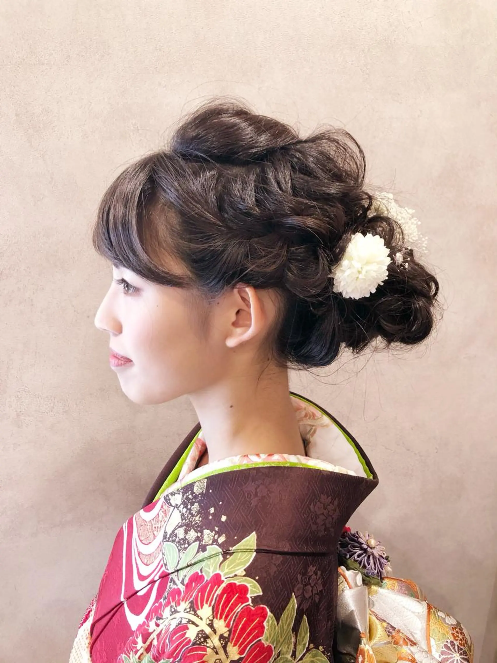 ヘアアレンジ マツエク・マツパ 成人式 成人式 野咲き 美容室のマツエク・マツパデザイン