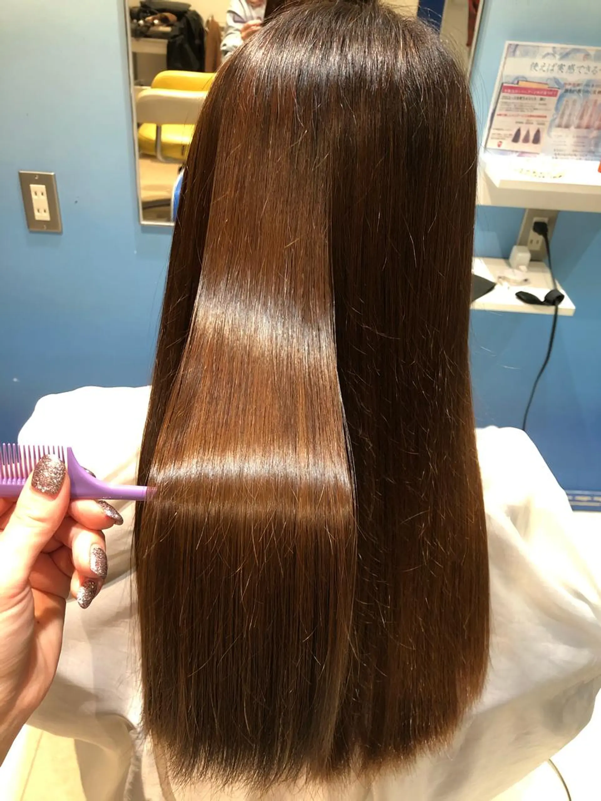 ロング カラー カット 🧡艶髪ちゅるん髪 🫧🧡YUKI❄️のヘアスタイル