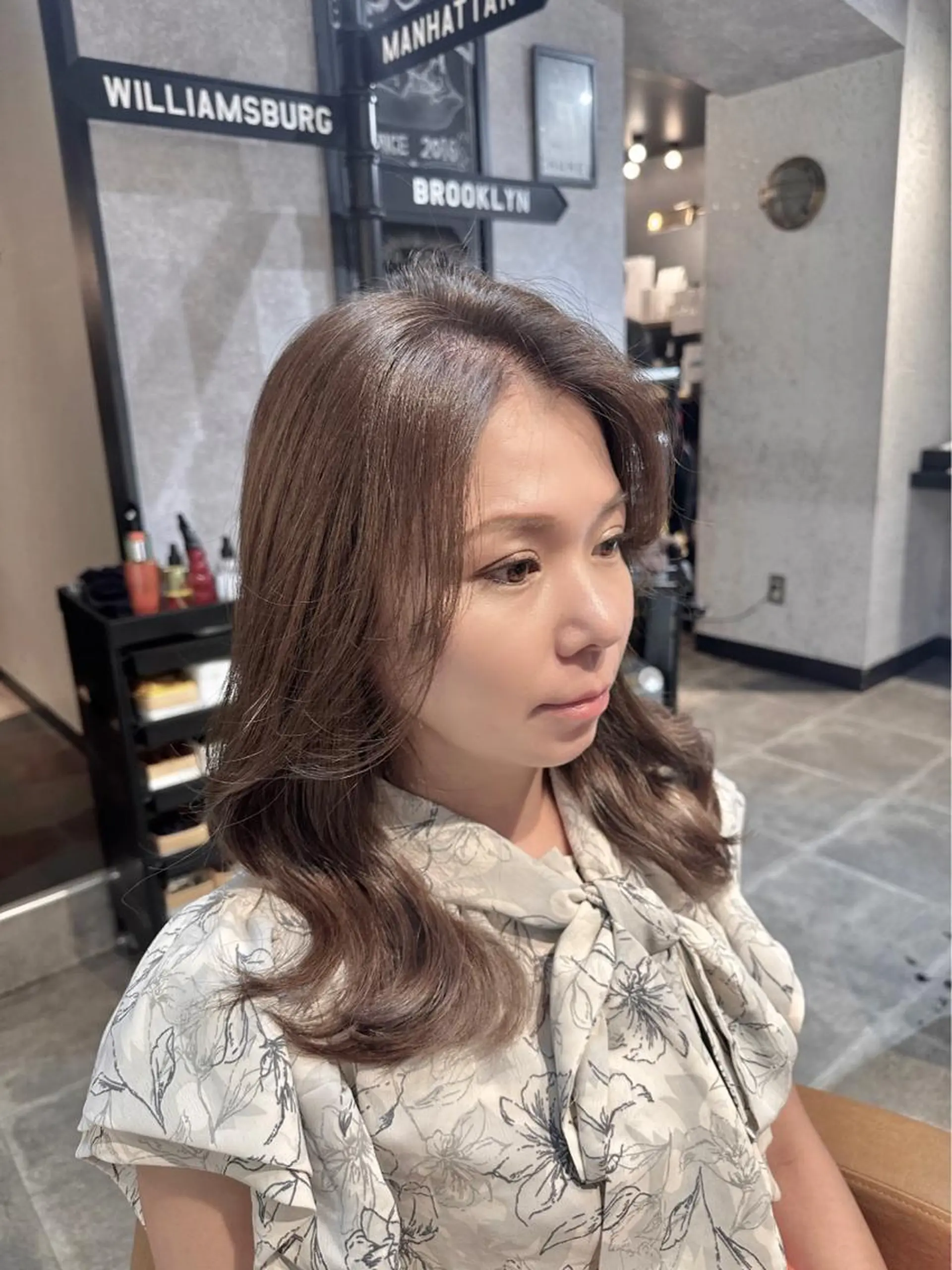 ロング カット ヘアカラー トリートメント ヘアセット 銀座副店長/レイヤー /髪質改善/田島のヘアスタイル