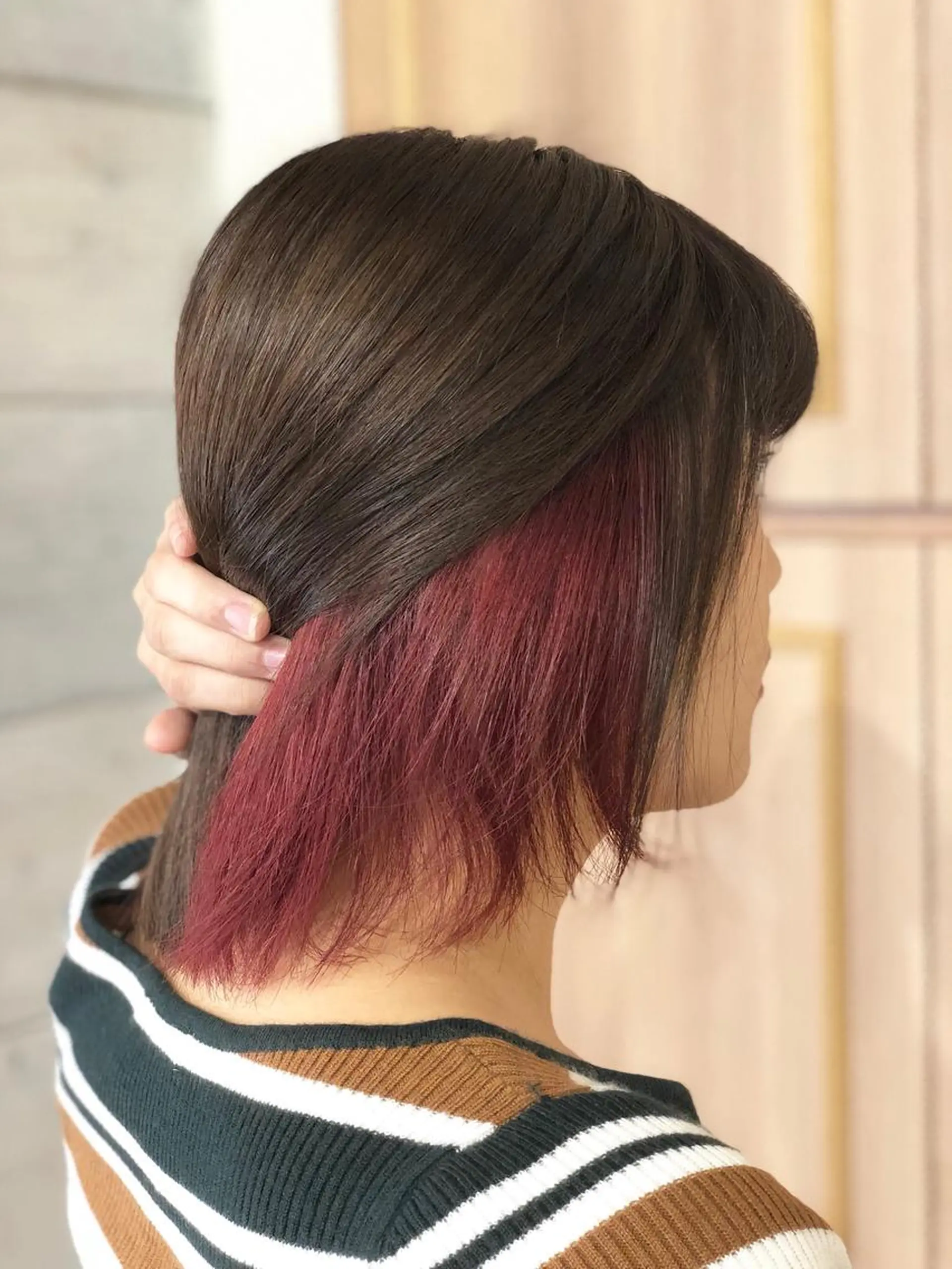 ショート カラー アディクシーカラー インナーカラー 🌼圧倒的な口コミ数 BRAVE柏東口のヘアスタイル
