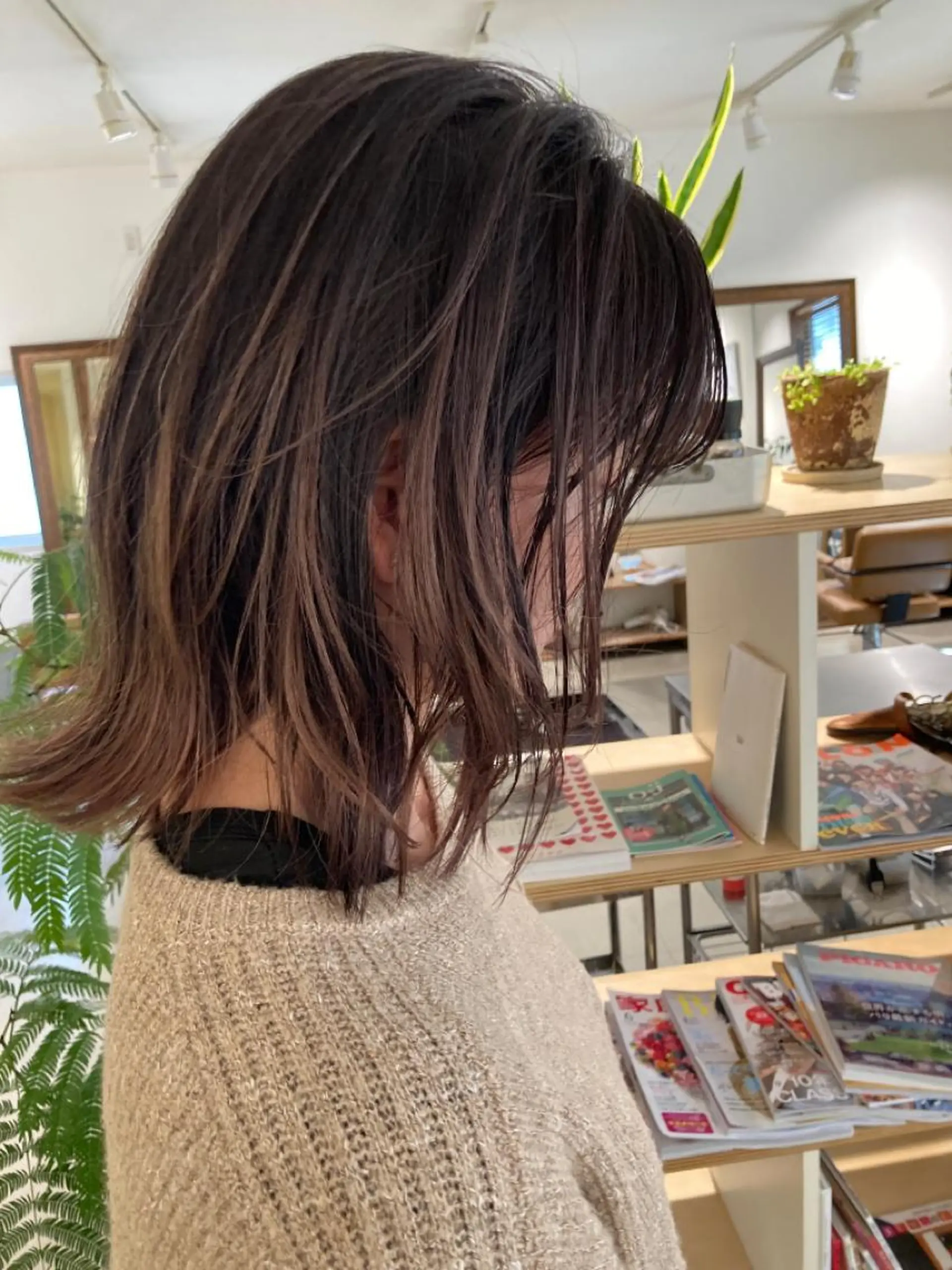 カラー カット ヘアカラー 坂上 岳のヘアスタイル