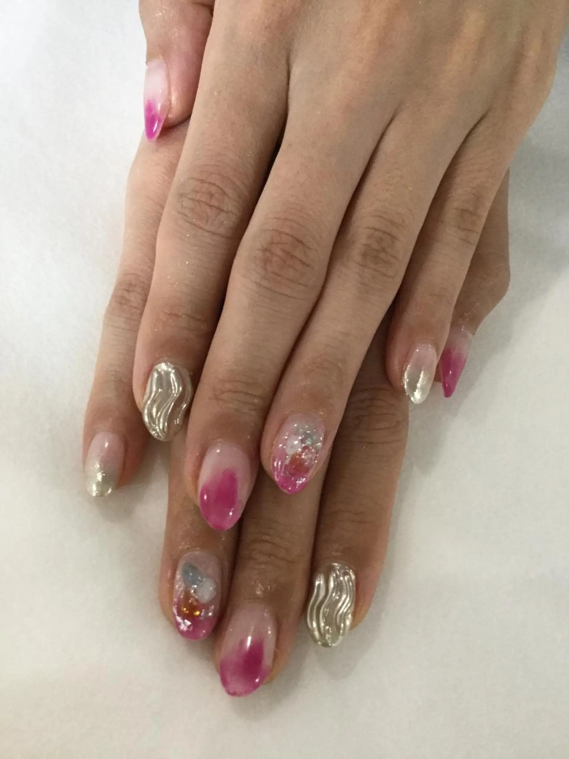 ネイル ハンドネイル 💎🐰 saki. m 🐰💎のネイルデザイン