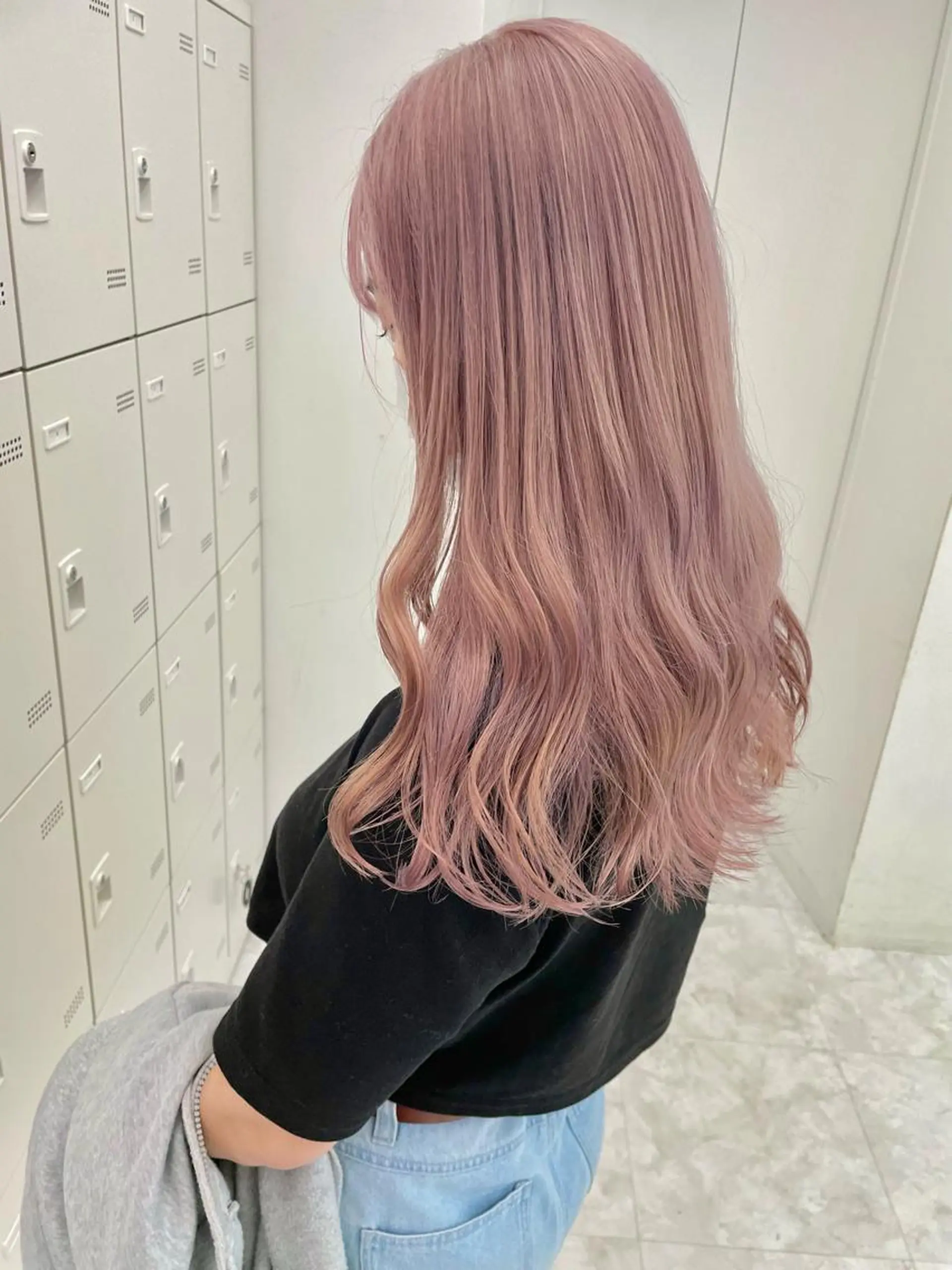 ロング カラー ヘアカラー トリートメント ヘアセット 似合わせハイトーン♡ みつきのヘアスタイル