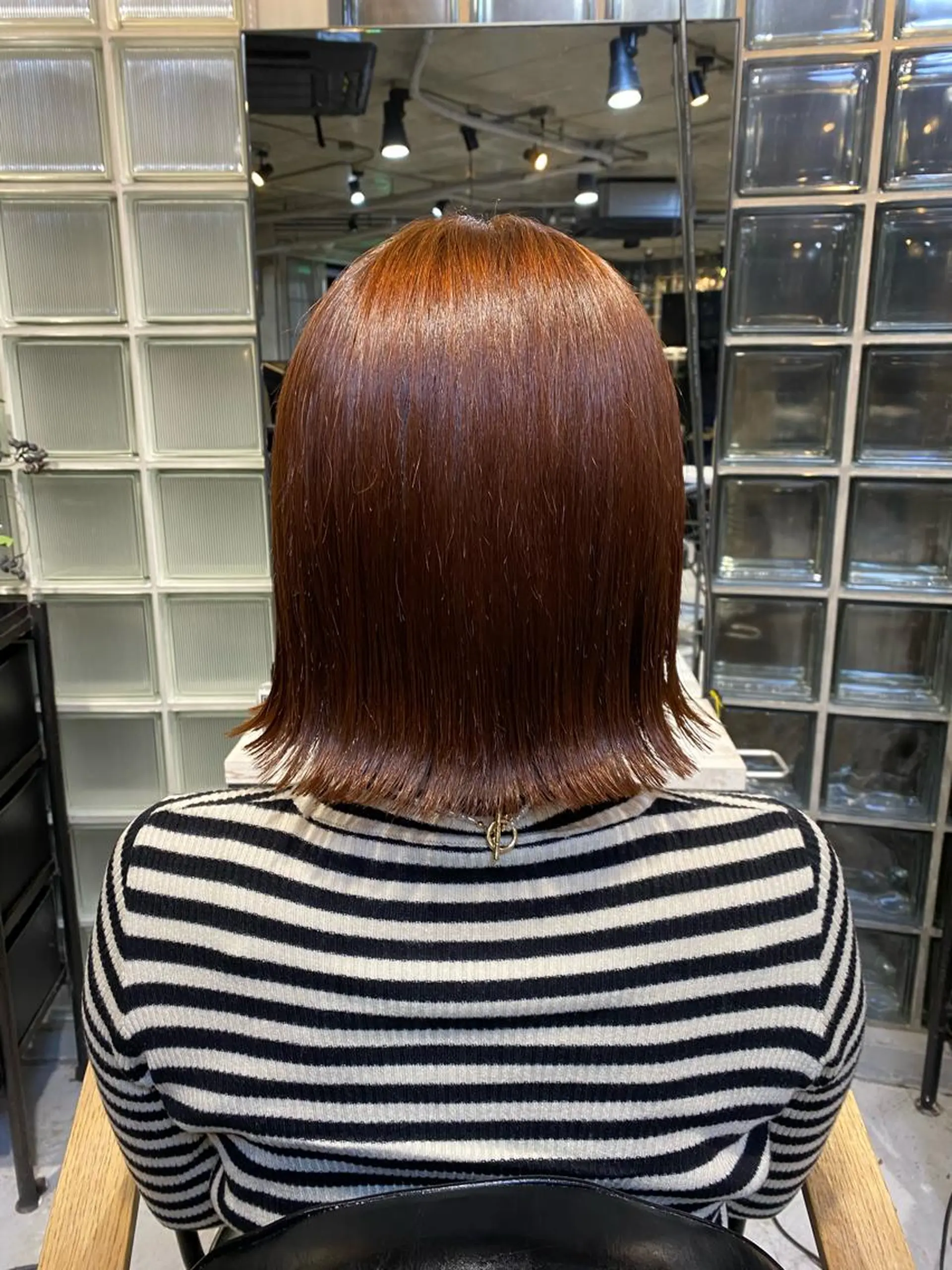 ショート 切りっぱなしボブ ボブ 大橋 美咲のヘアスタイル