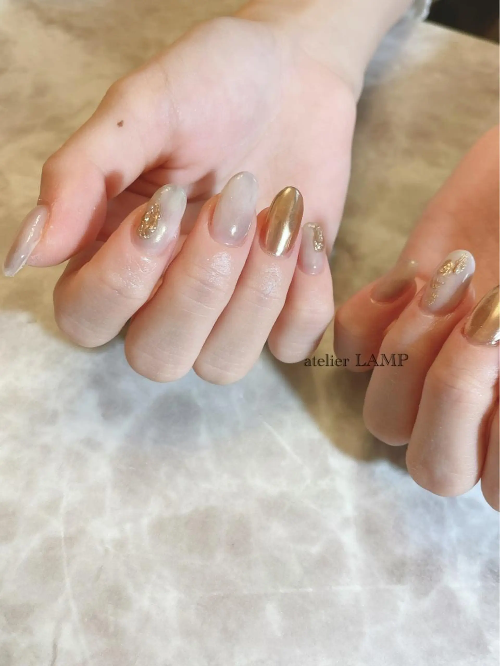 ネイル ニュアンスネイル シンプルネイル NANA no artのネイルデザイン