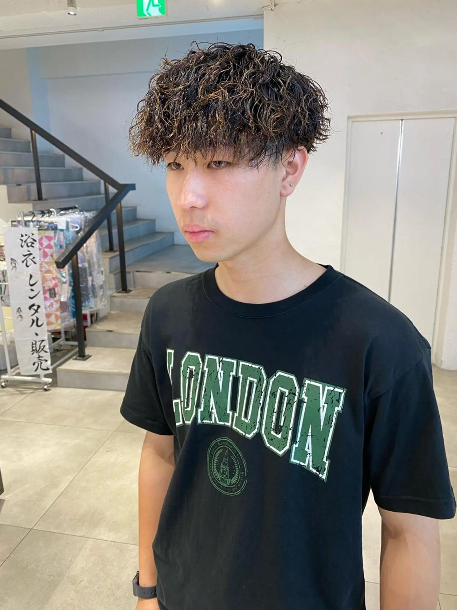 パーマ メンズ 新宿【メンズパーマ】 塩澤太一のヘアスタイル