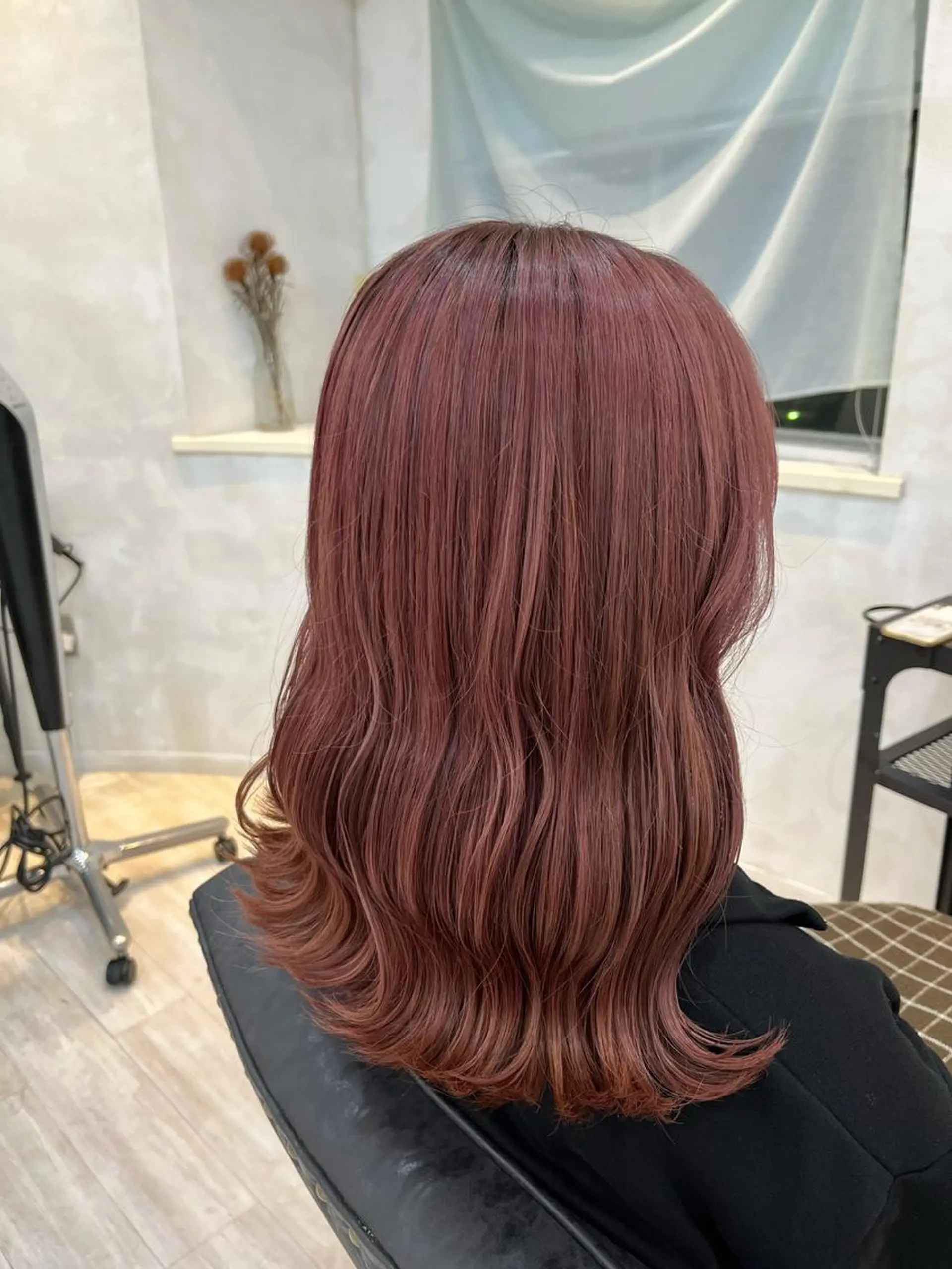 セミロング カラー ベージュカラー ピンクカラー ピンクベージュ くさかみさき🌼暖色 /耳つぼ/オタク🌼のヘアスタイル