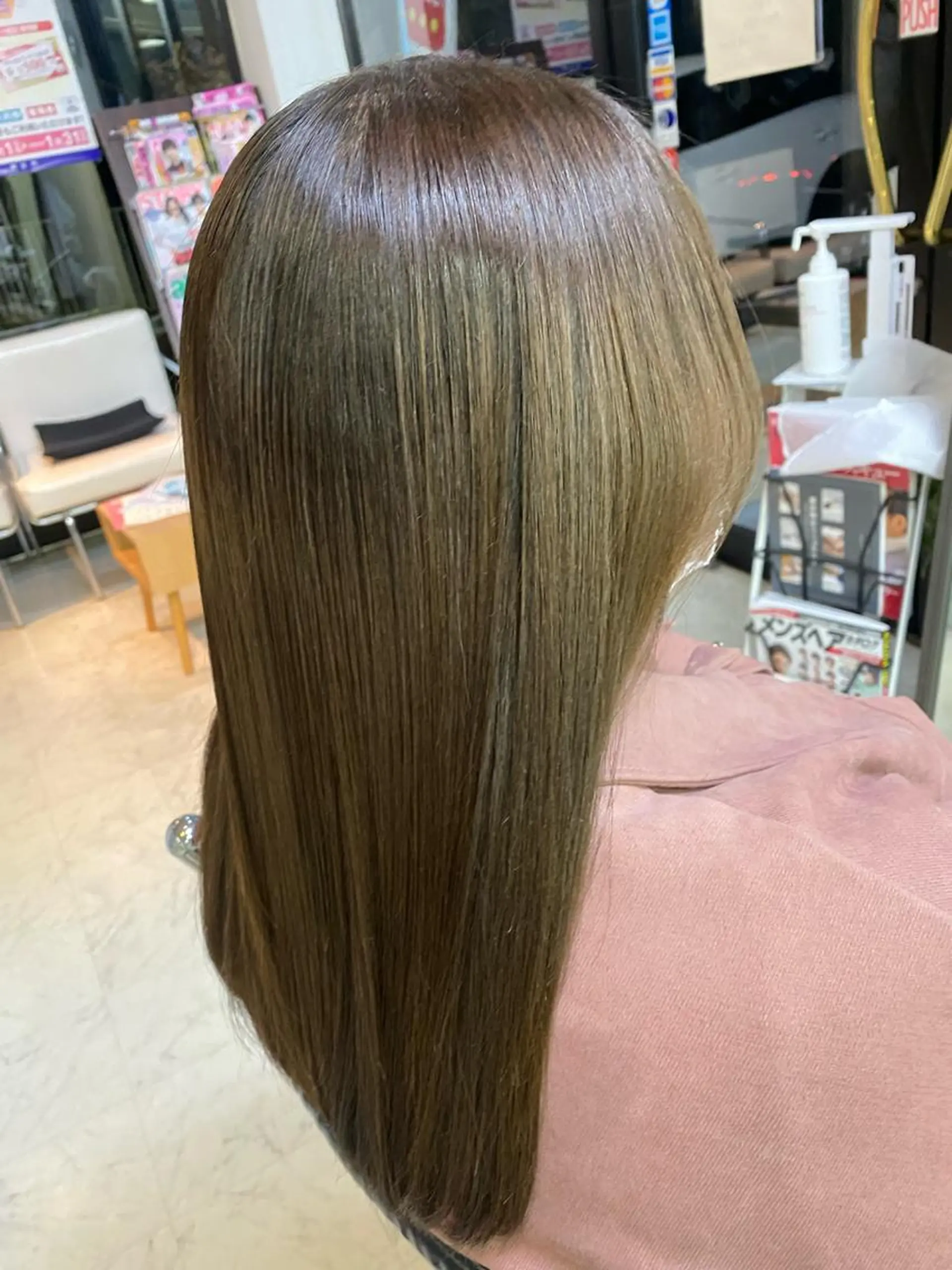 セミロング 髪質改善 縮毛矯正 トリートメント imaizumi takuyaのヘアスタイル