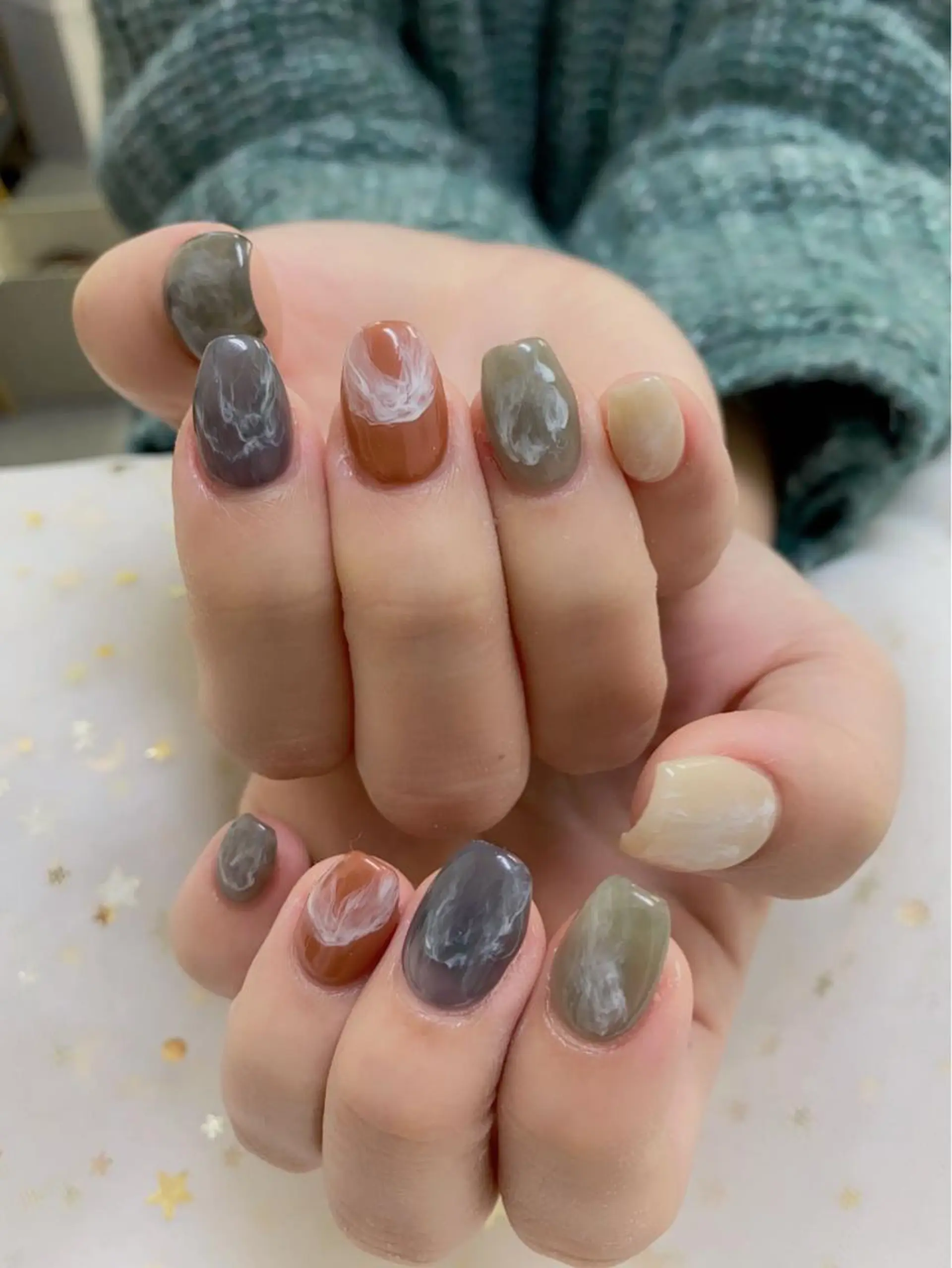 ネイル ハンドネイル 上福岡 らんらんのネイルデザイン