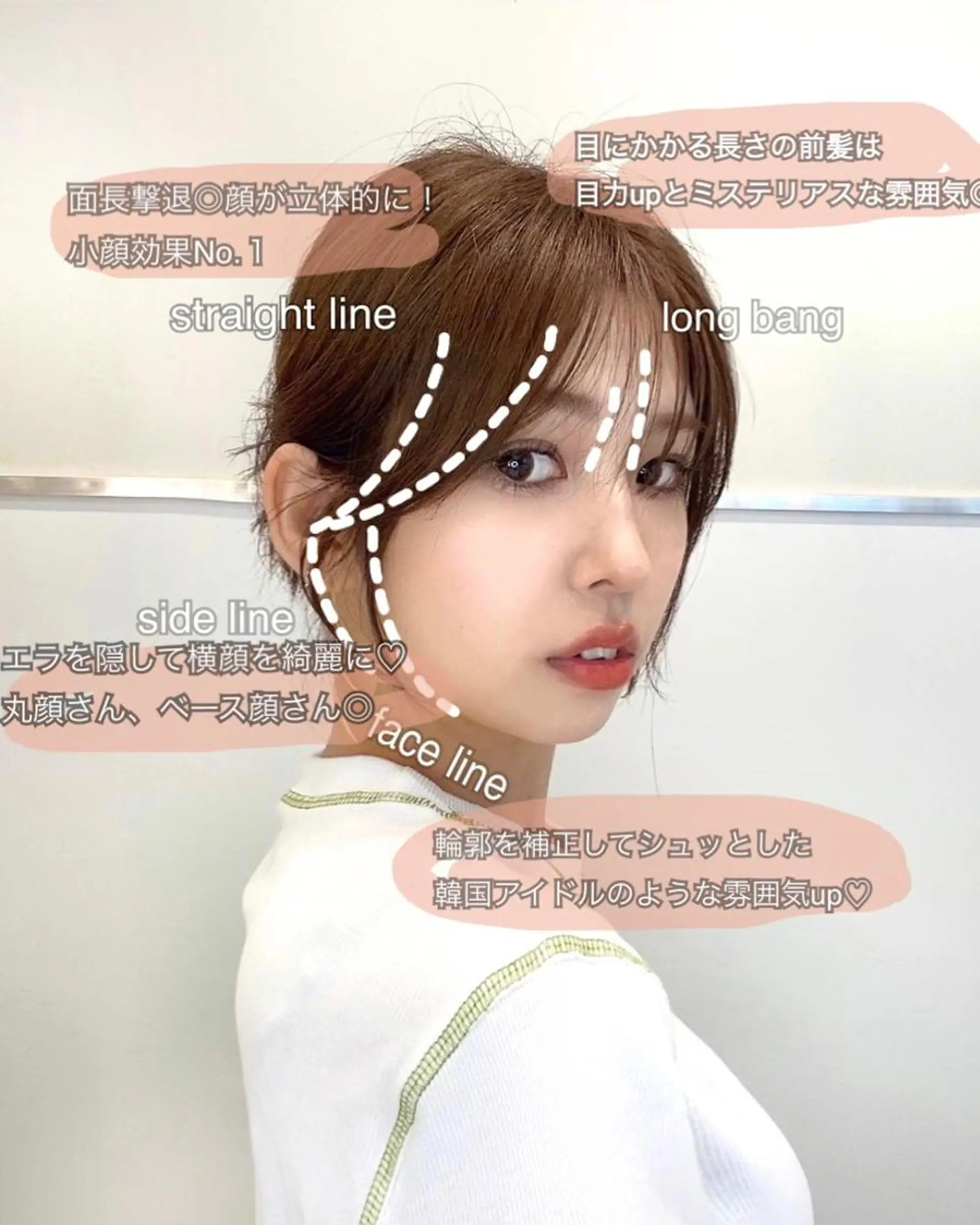 セミロング カラー パーマ ヘアアレンジ アディクシーカラー 透明感カラー イルミナカラー ボブ くびれヘア カット ヘアセット 小野寺瑞希 /最小顔カットのヘアスタイル