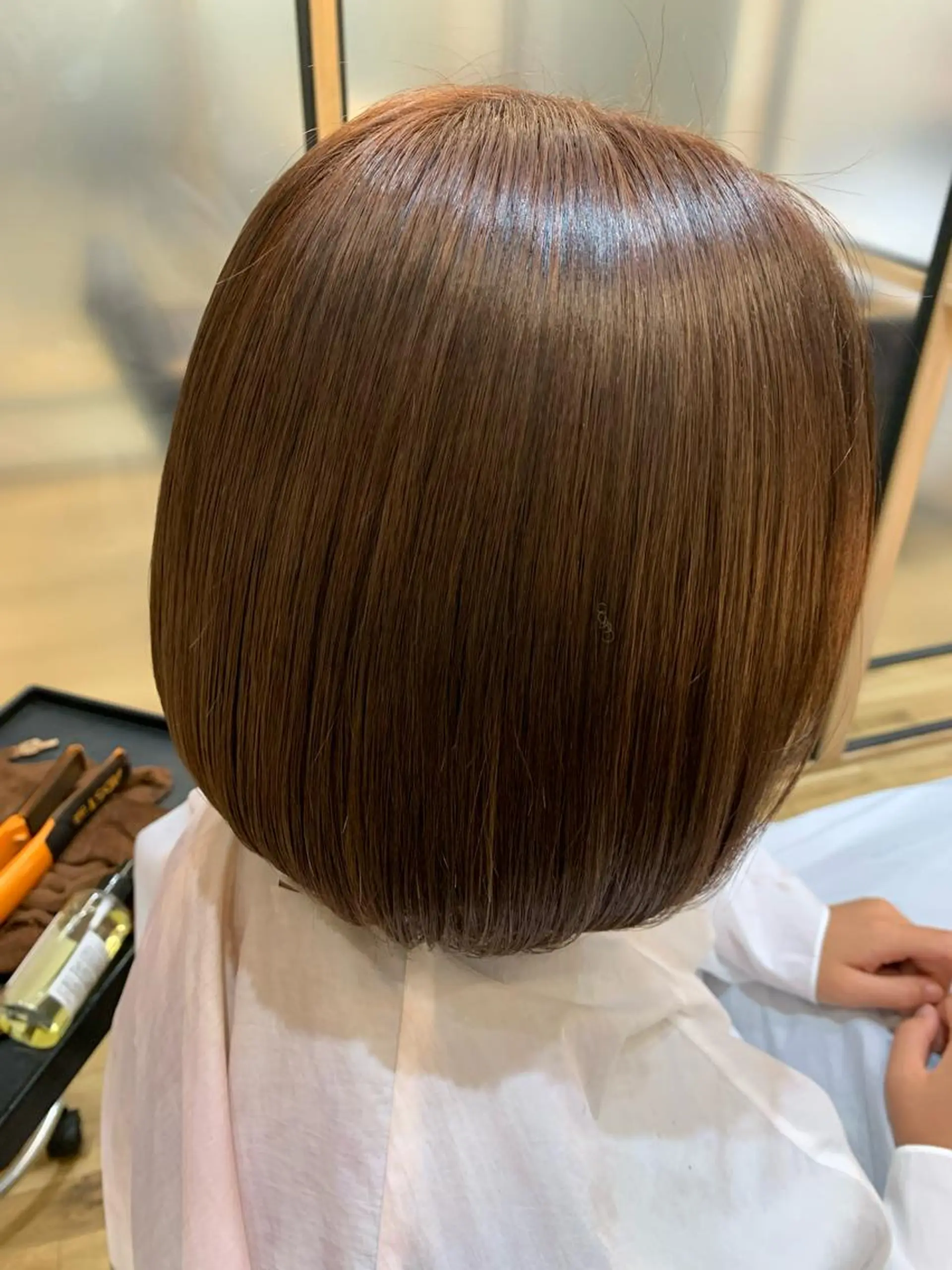 ミディアム ヘアカラー ゆうき あすかのヘアスタイル