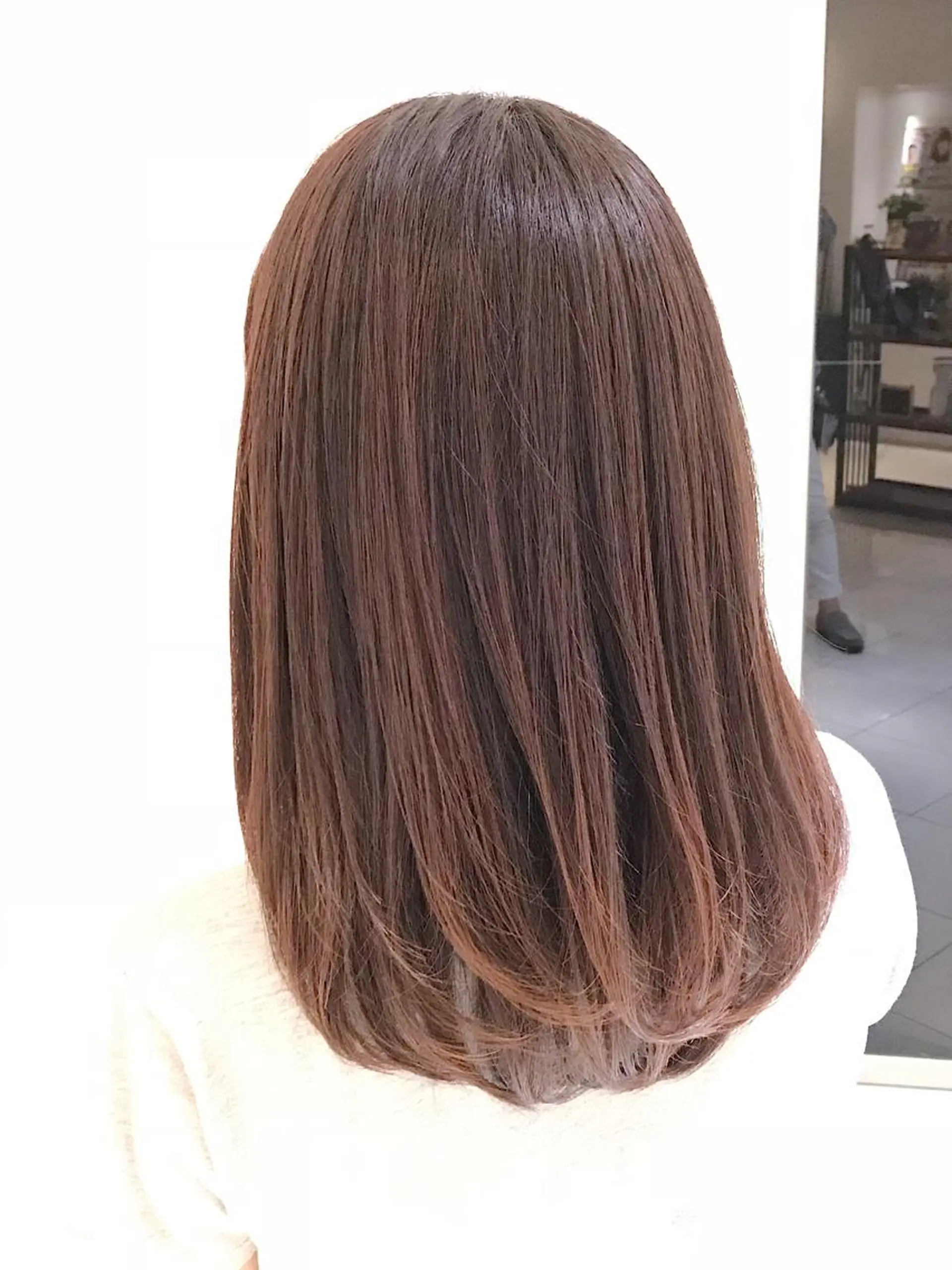 セミロング カラー ブリーチカラー/ 岩破瑞希のヘアスタイル