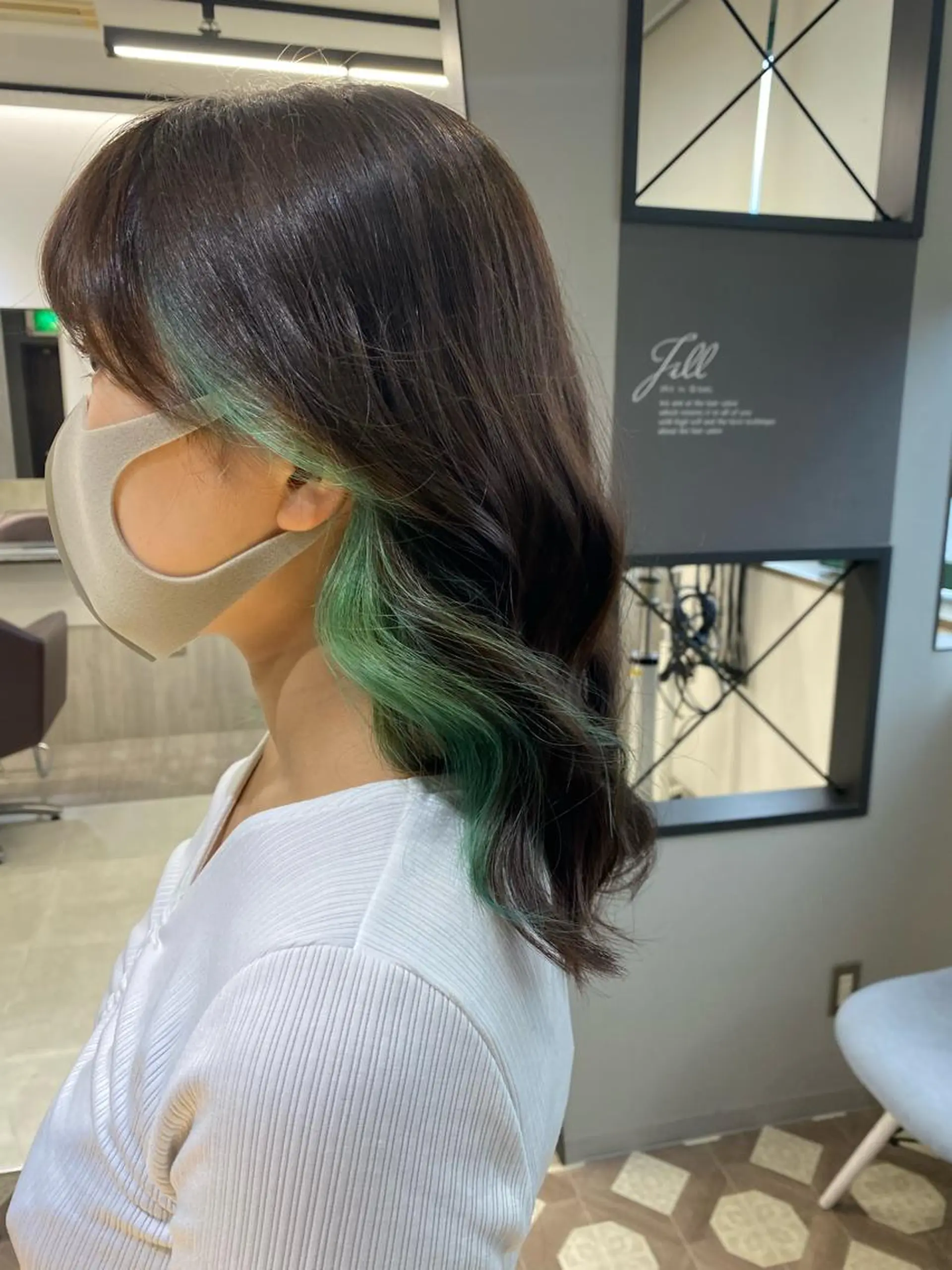 ミディアム カラー jill by gisel＿奥家のヘアスタイル
