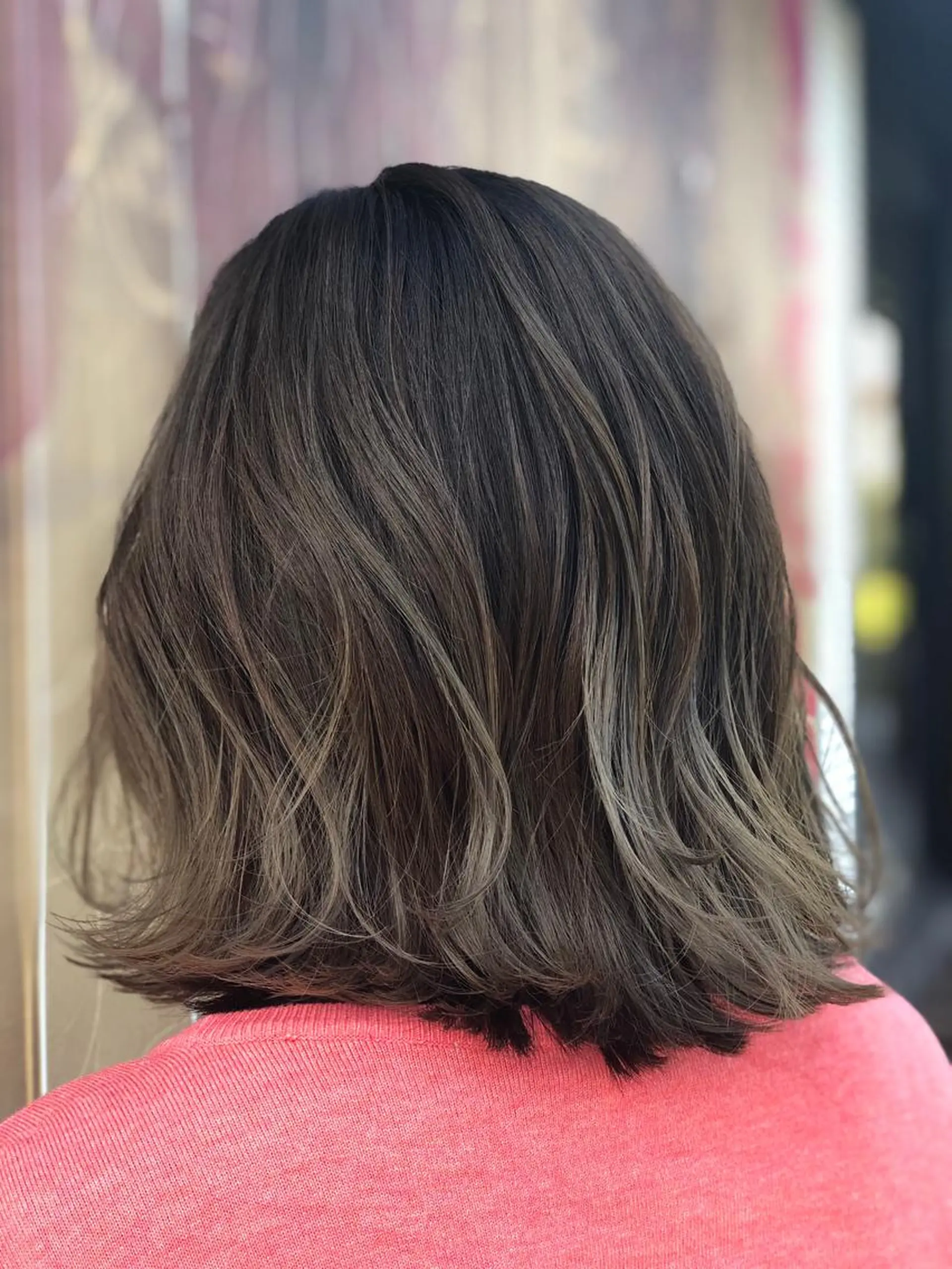 ミディアム レイヤーカット 高橋 陸のヘアスタイル