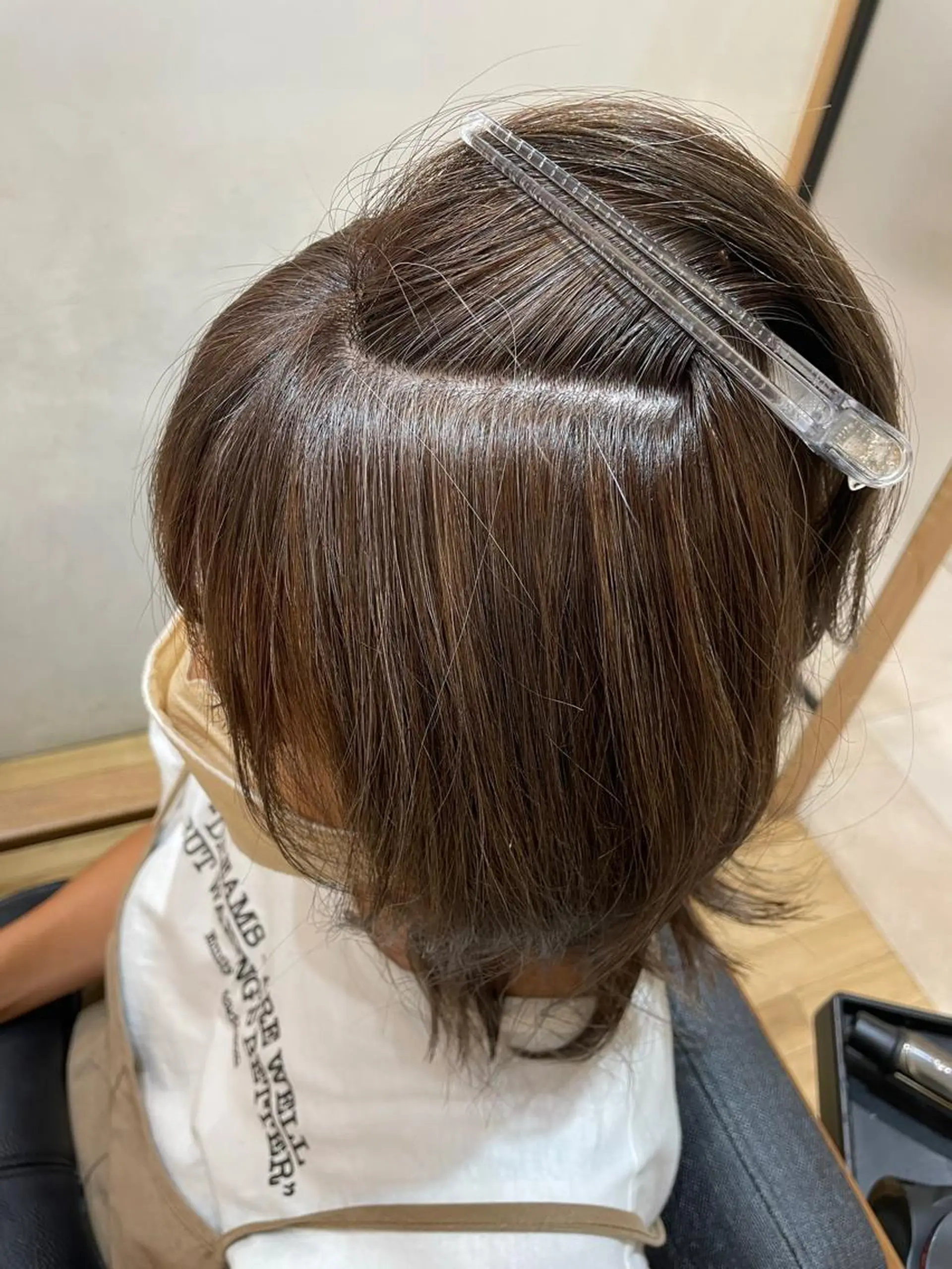 ミディアム ショートボブ ボブ ハイライト 髪質改善 シノハラ ガクト ショート/白髪ぼかしのヘアスタイル