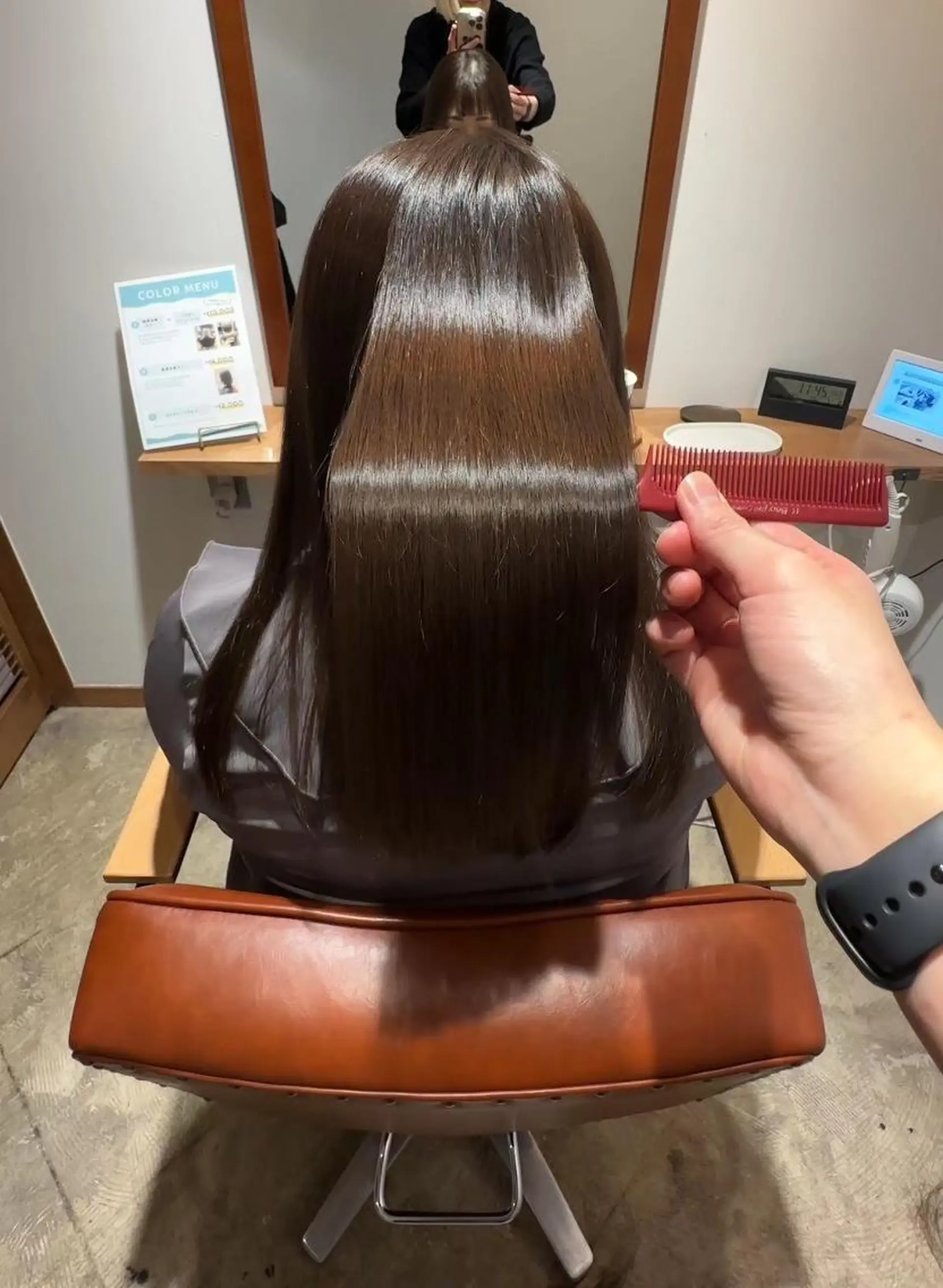 ロング トリートメント 上地 虹奈のヘアスタイル