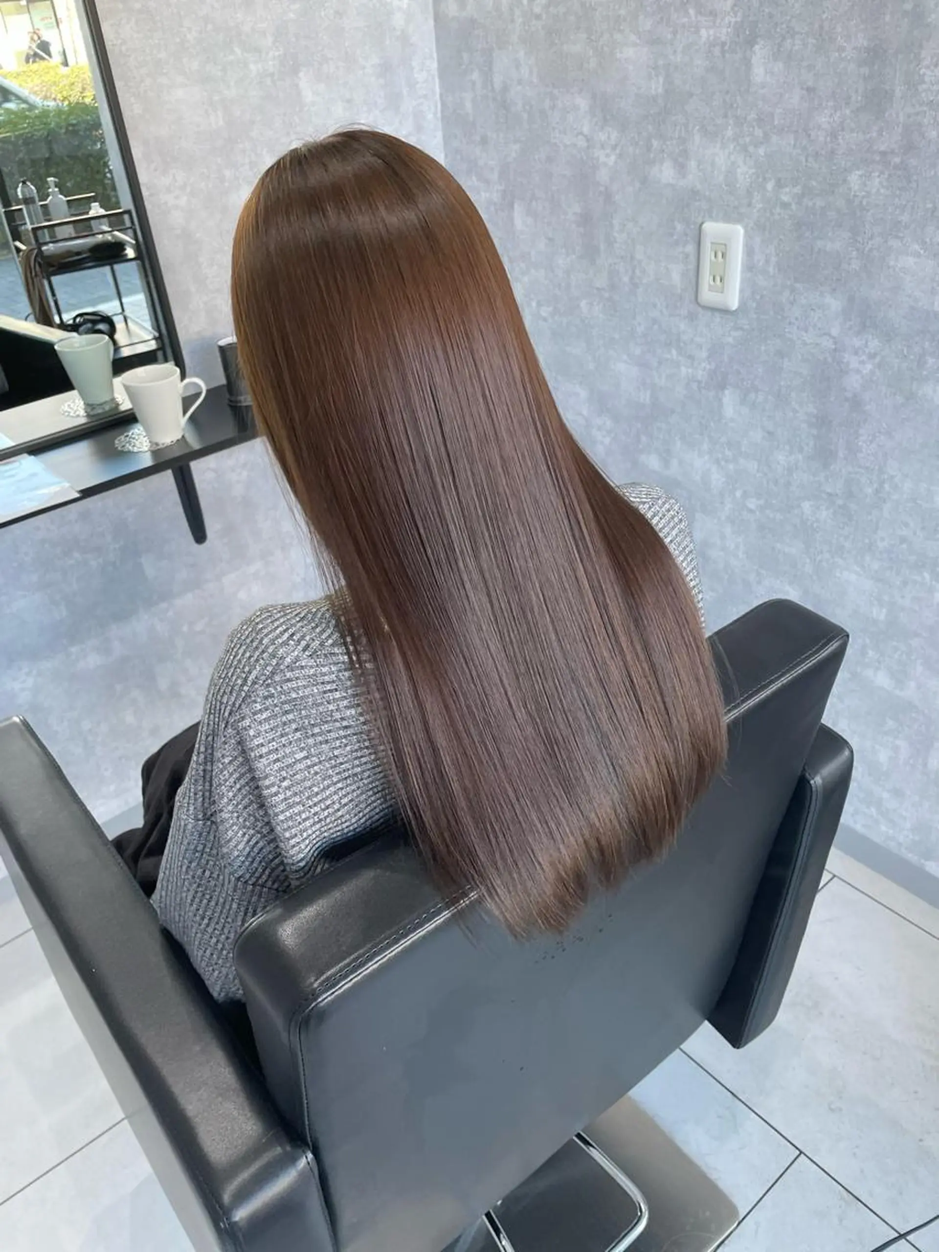 ロング ヘアカラー トリートメント 透明感カラー/高畑 /名古屋/山口航輝のヘアスタイル