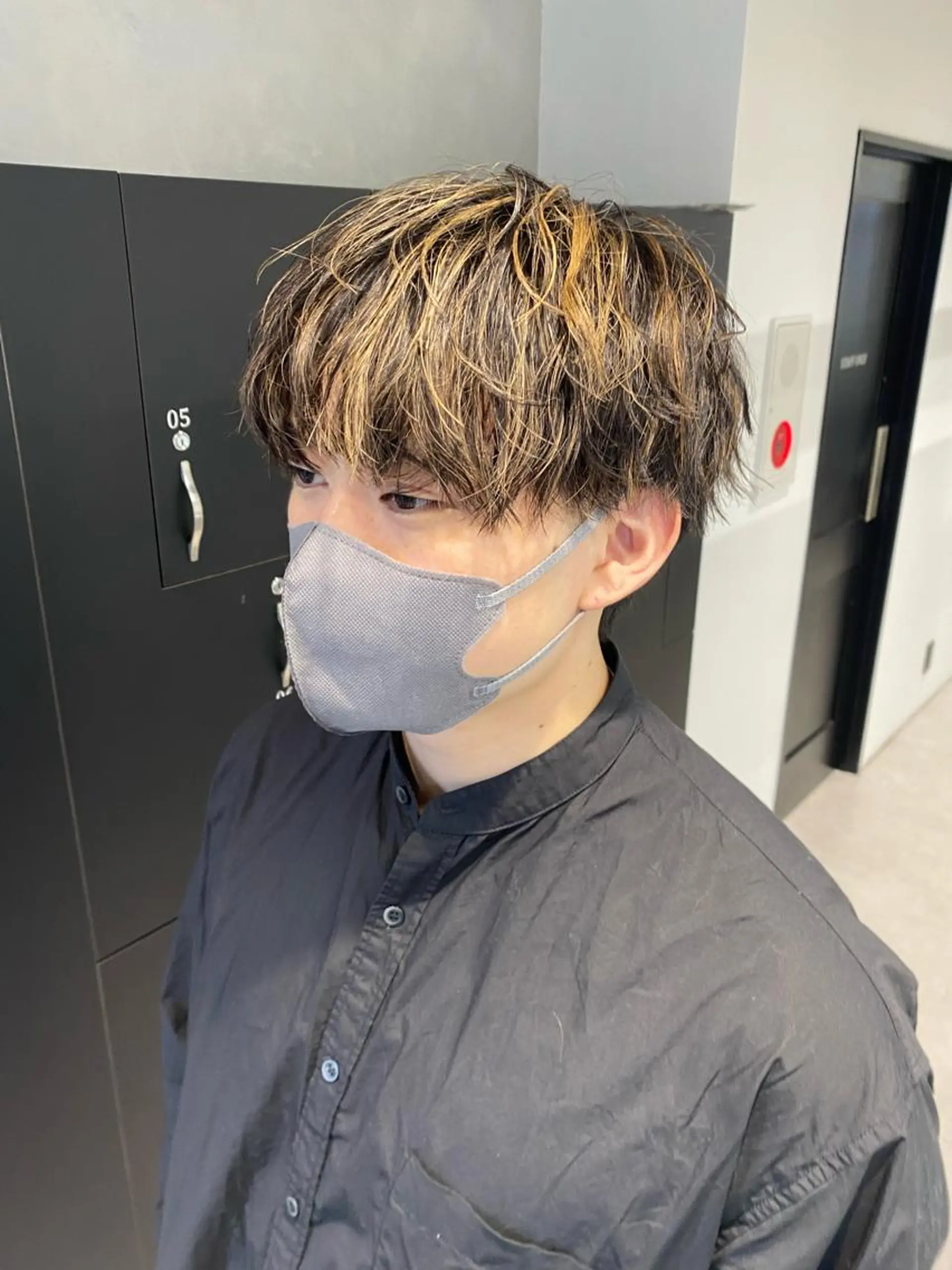 ミディアム カラー ヘアアレンジ メンズ 当日予約⭕️ JUNYAのヘアスタイル