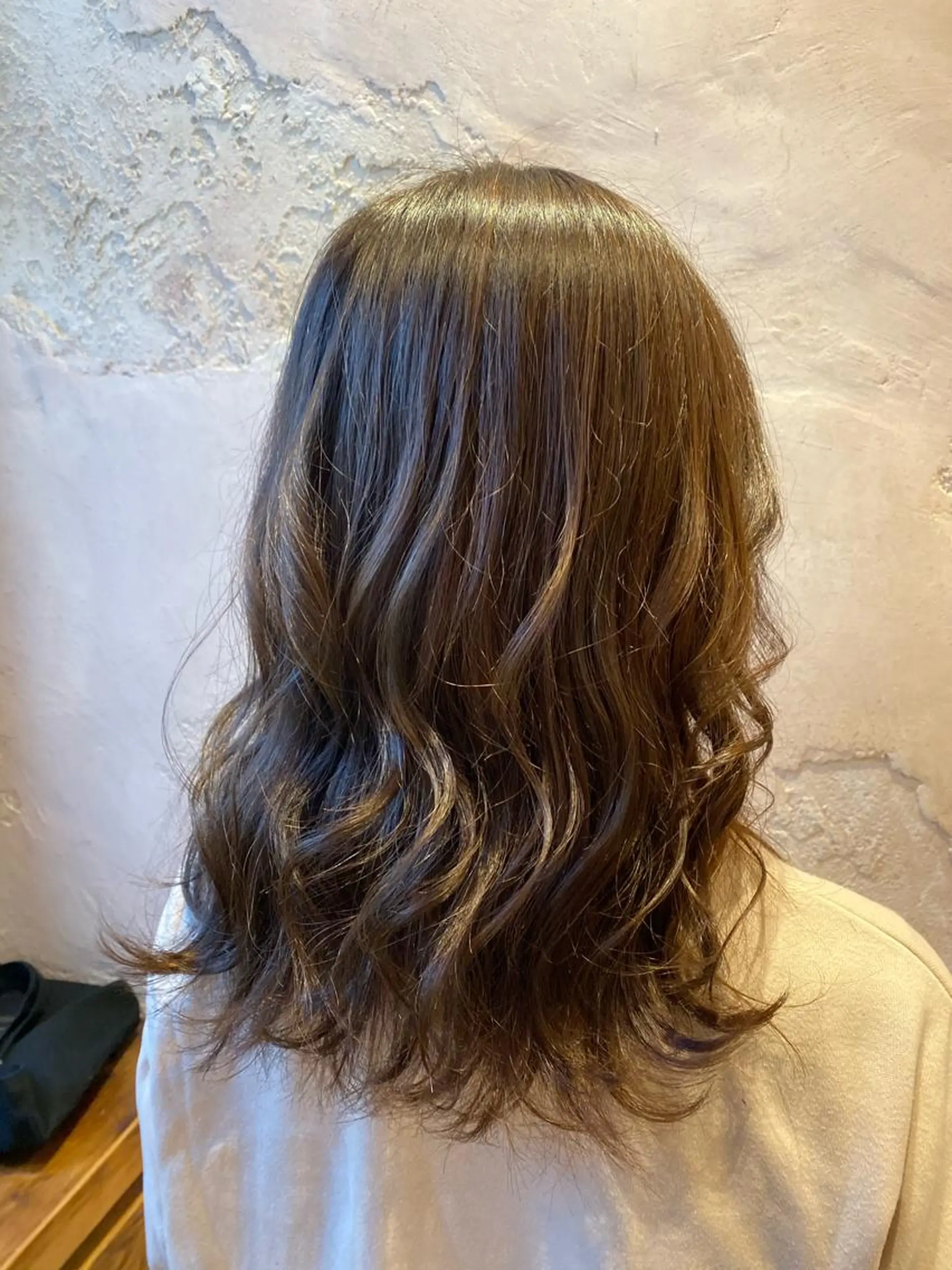 セミロング 韓国風ヘア✻透明感 カラー✻yukaのヘアスタイル