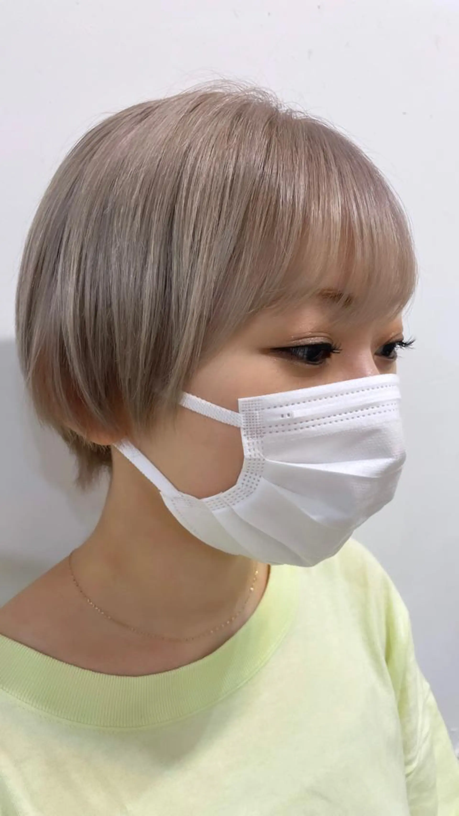 ショート カット ヘアカラー トリートメント ウルフカット/ボブ りなのヘアスタイル