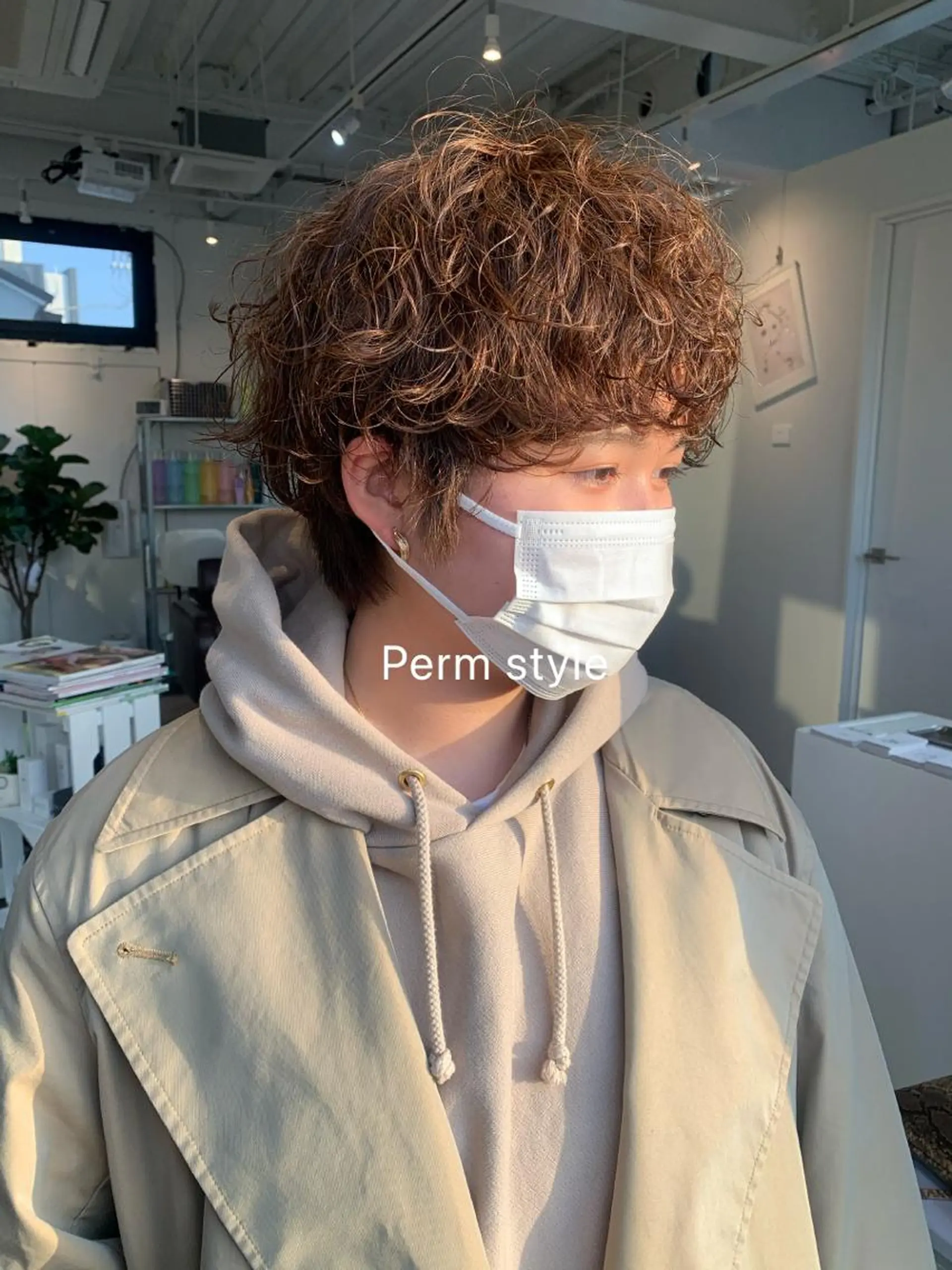 パーマ カット パーマ 山本 晶大のヘアスタイル