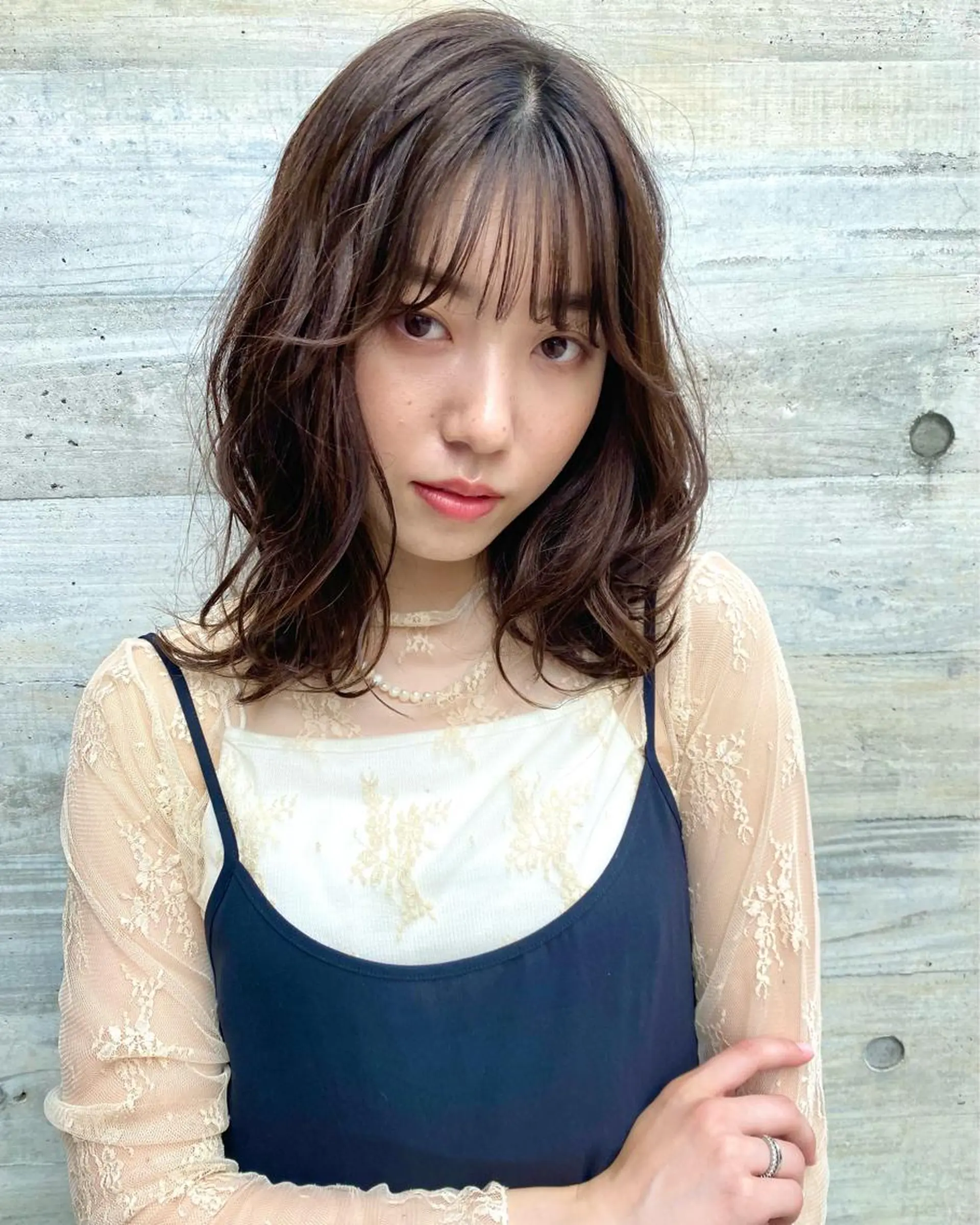 セミロング Okamura Chisatoのヘアスタイル