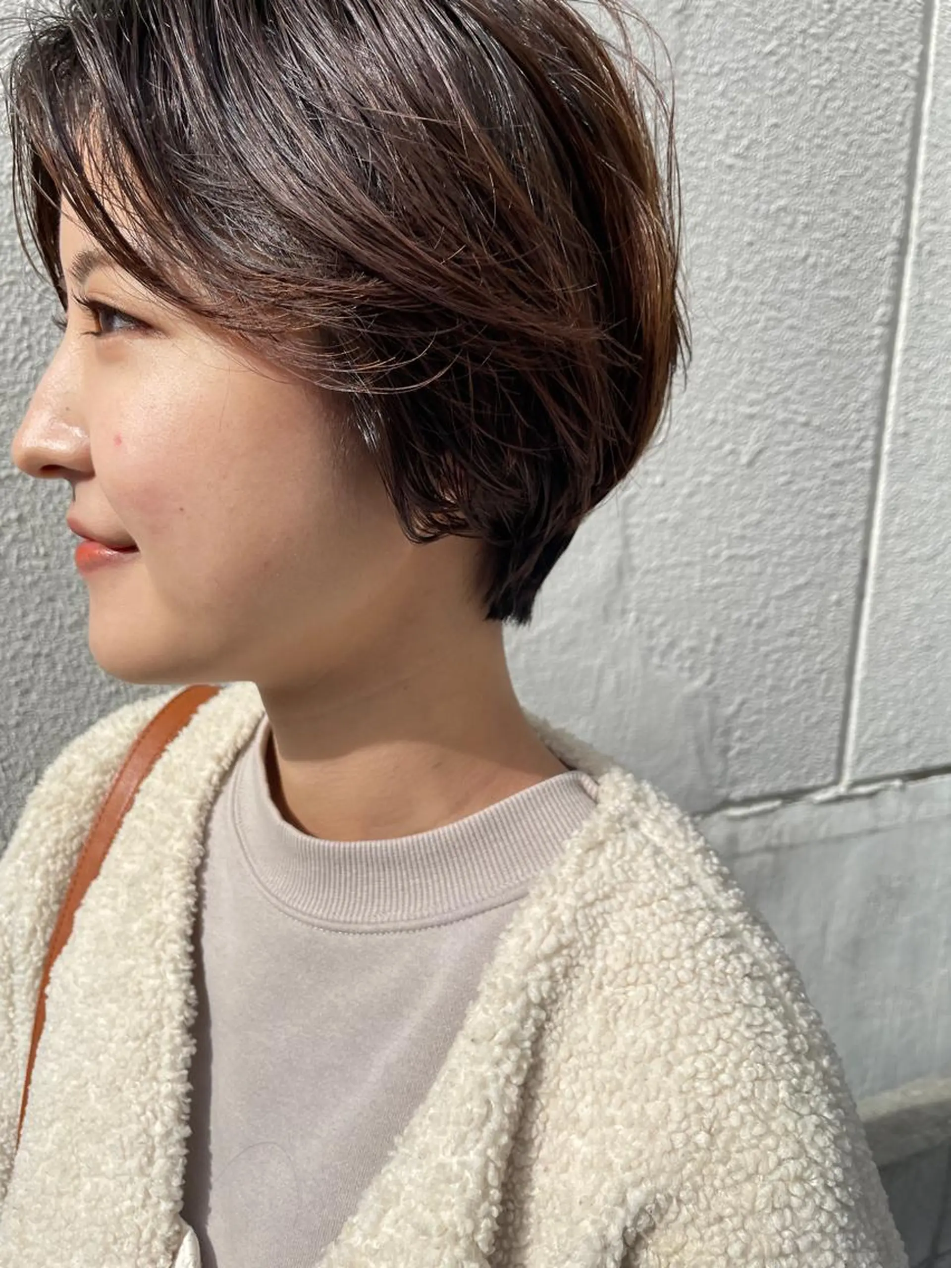 ショート カット パーマ トリートメント さの あやねのヘアスタイル