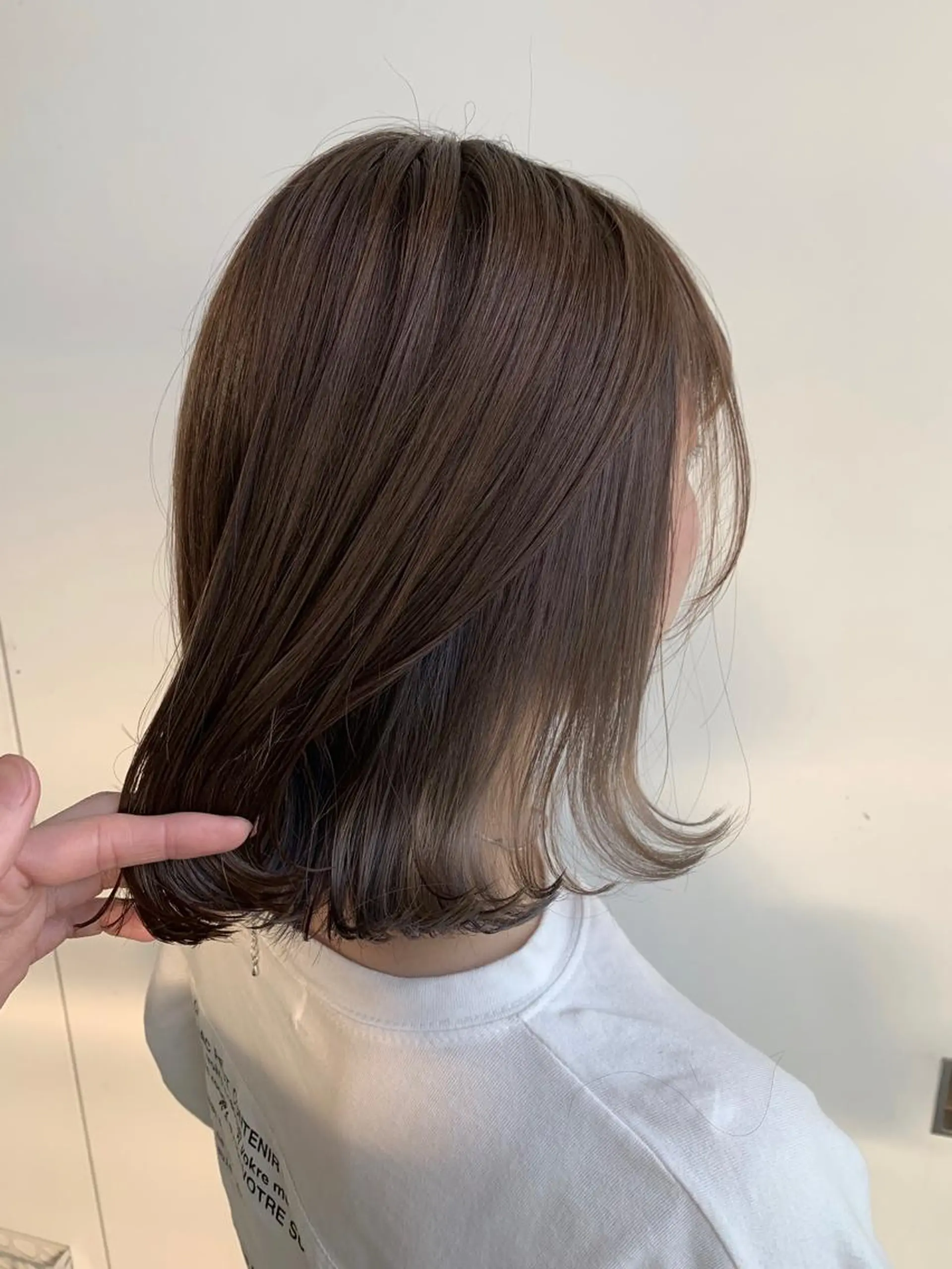 ショート カラー インナーカラー ボブ 外ハネヘア 中塚 義人のヘアスタイル