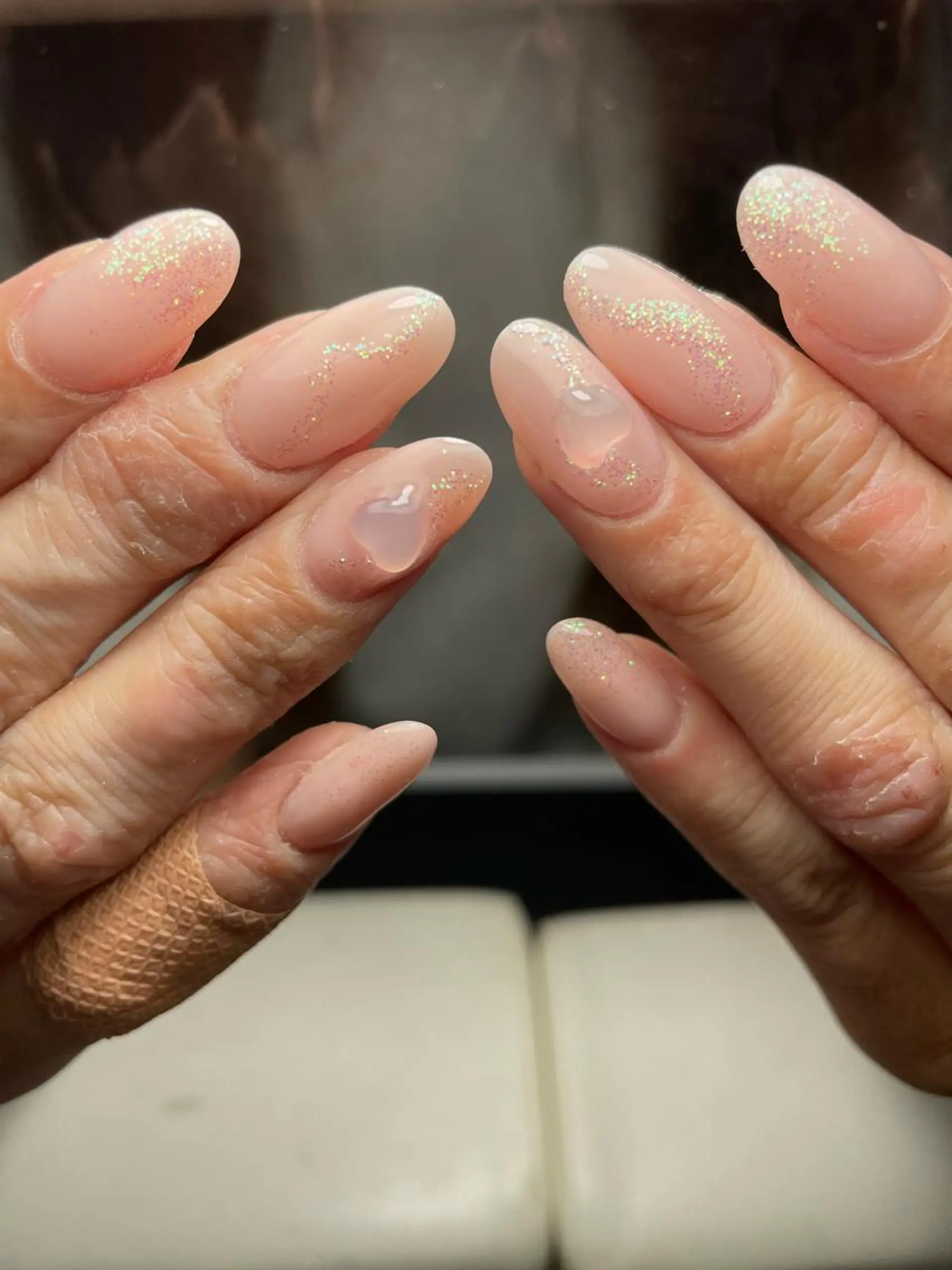 ネイル ラメ(グリッター) Minna 河原のネイルデザイン