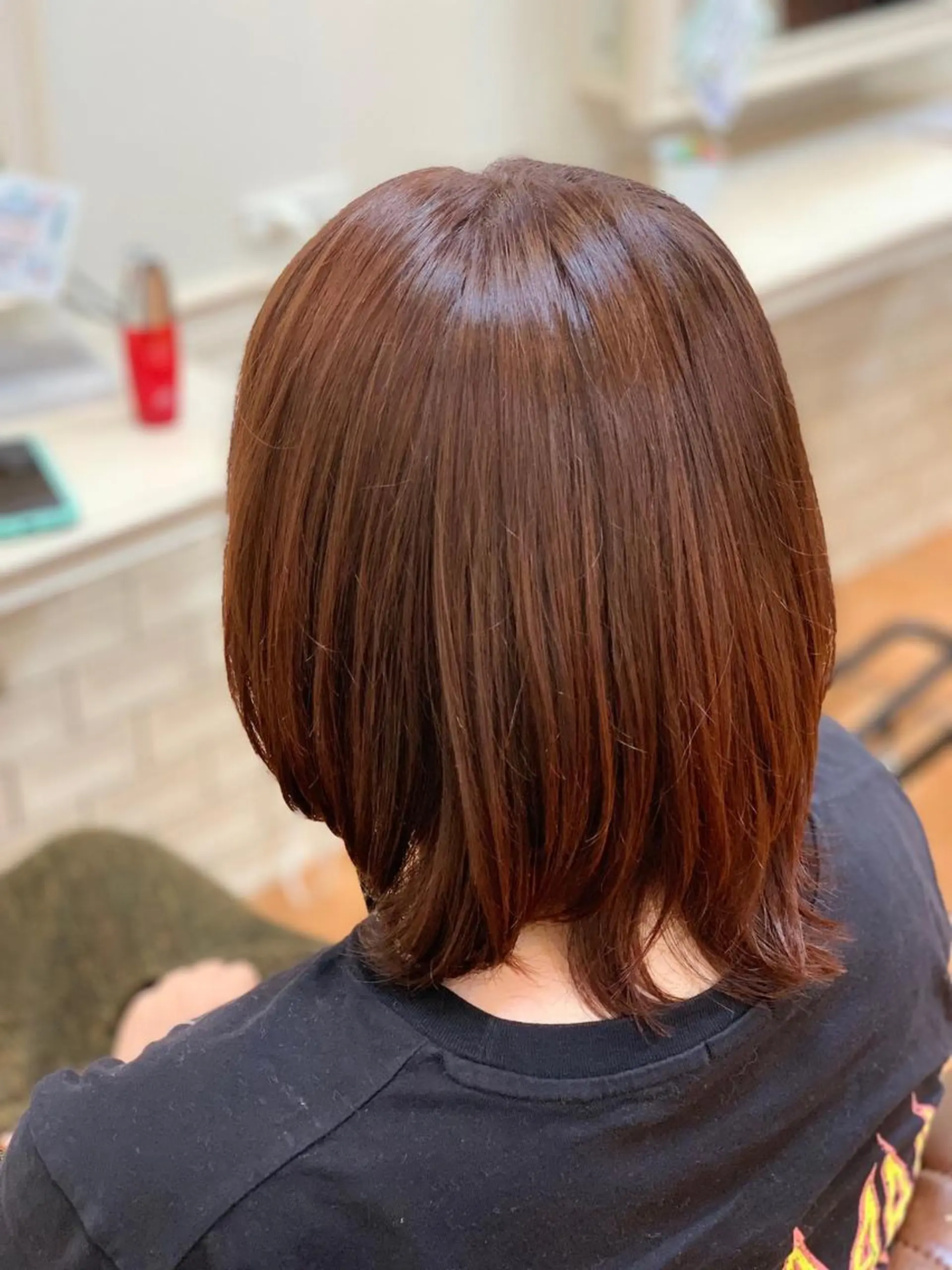 ミディアム カラー カシス naoc area2 chie＊奈良生駒市のヘアスタイル