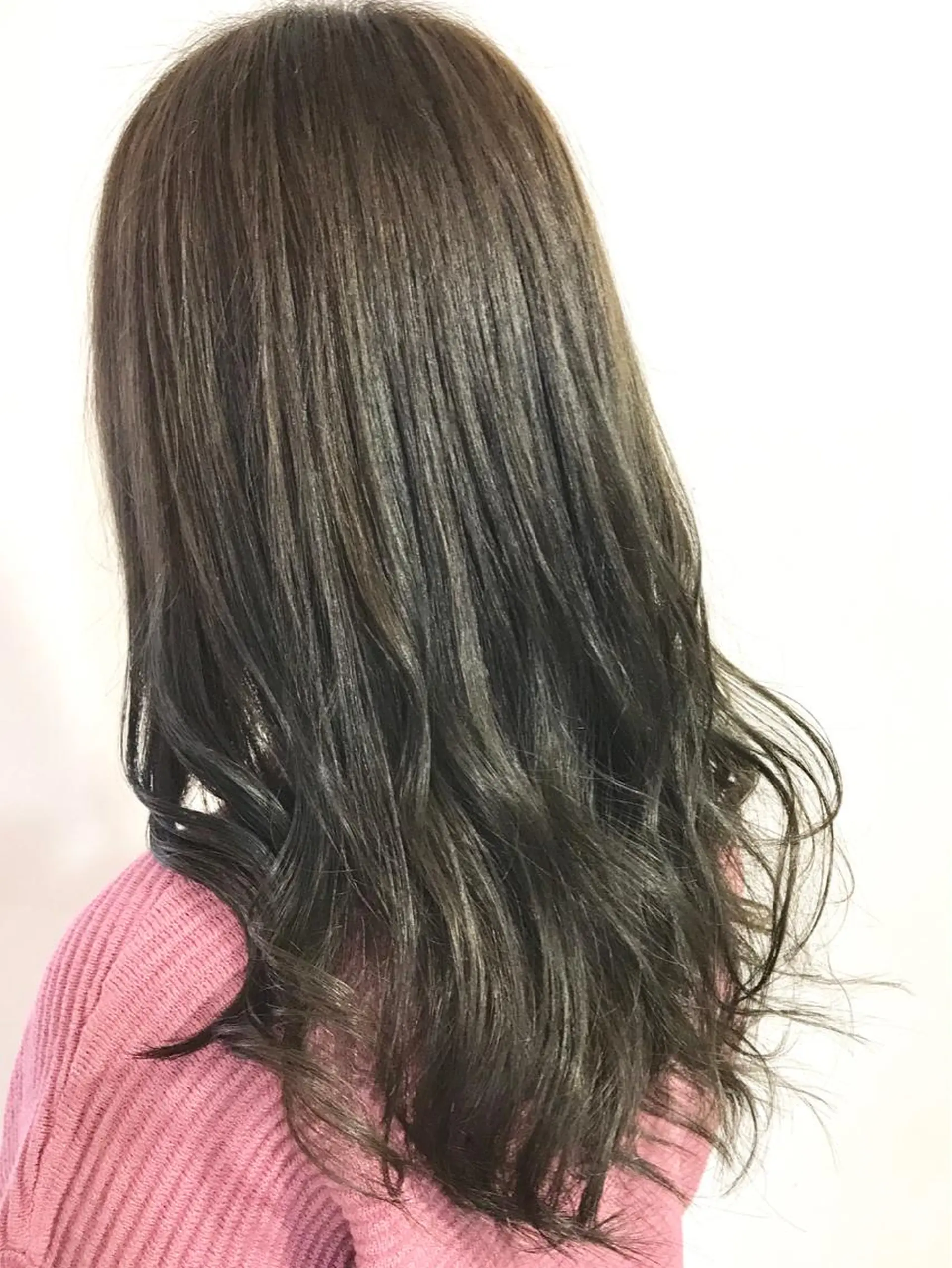 ミディアム カラー アッシュ アッシュグレー 💎髪質改善💎 デザイナーshinのヘアスタイル