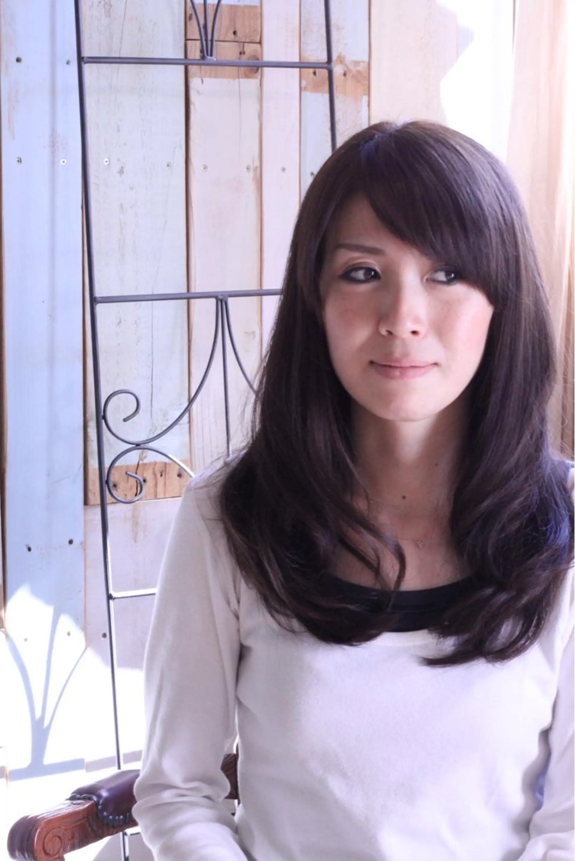 ミディアム カラー パーマ 小林 拓也のヘアスタイル