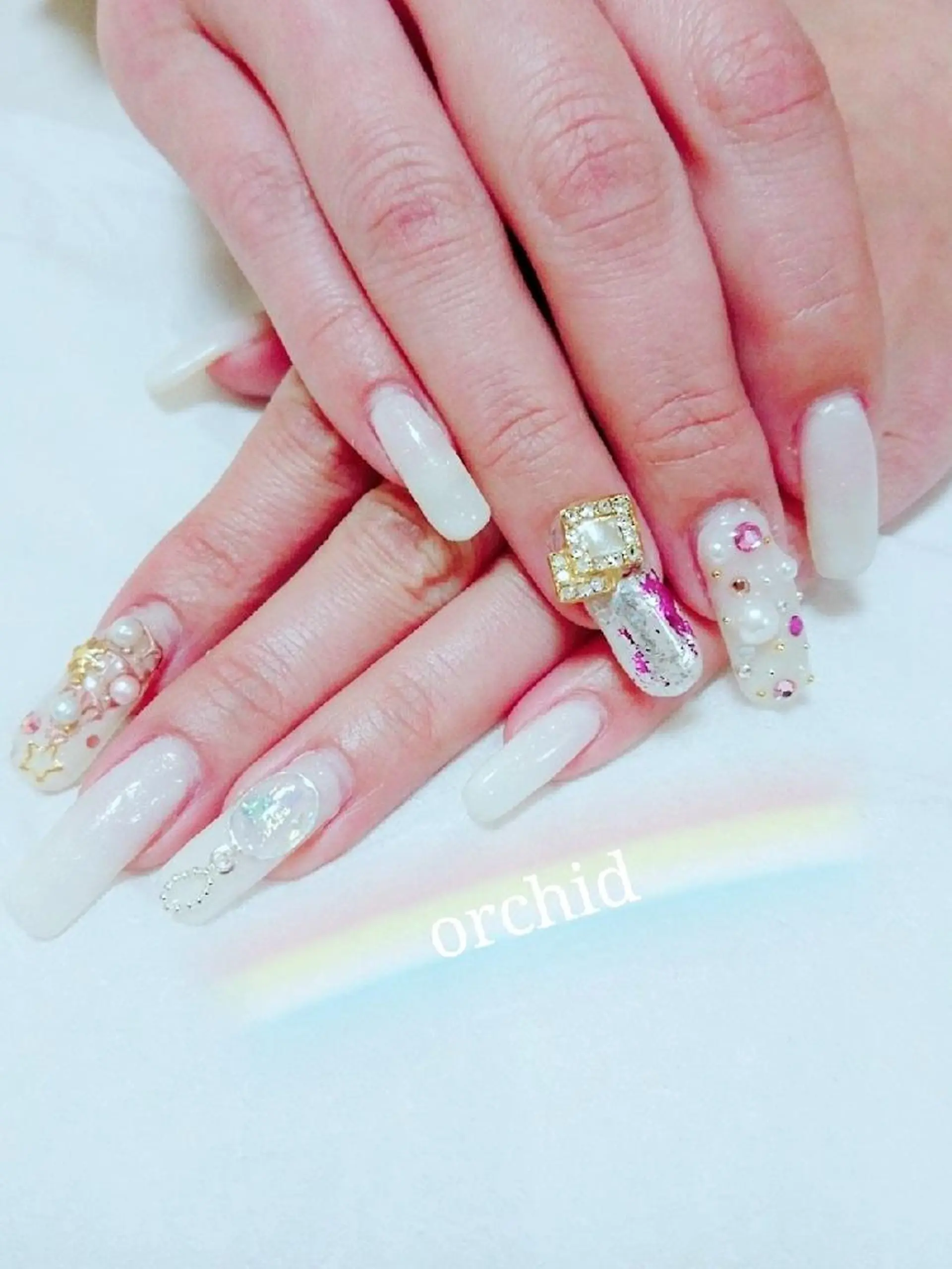 ネイル orchid ♡オーキッドのネイルデザイン