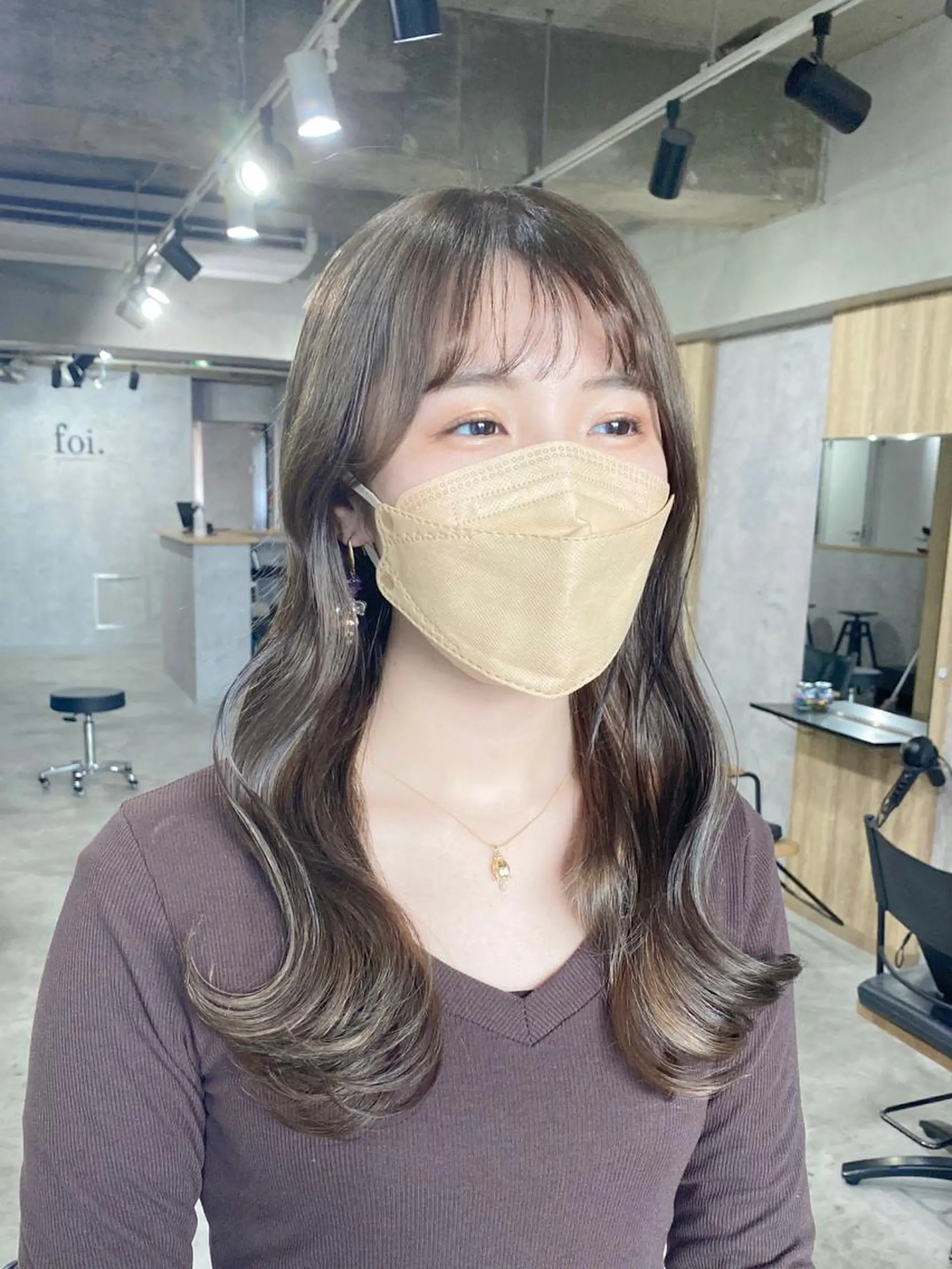 ロング カラー 韓国レイヤー/ 顔周り💕田中将吾のヘアスタイル