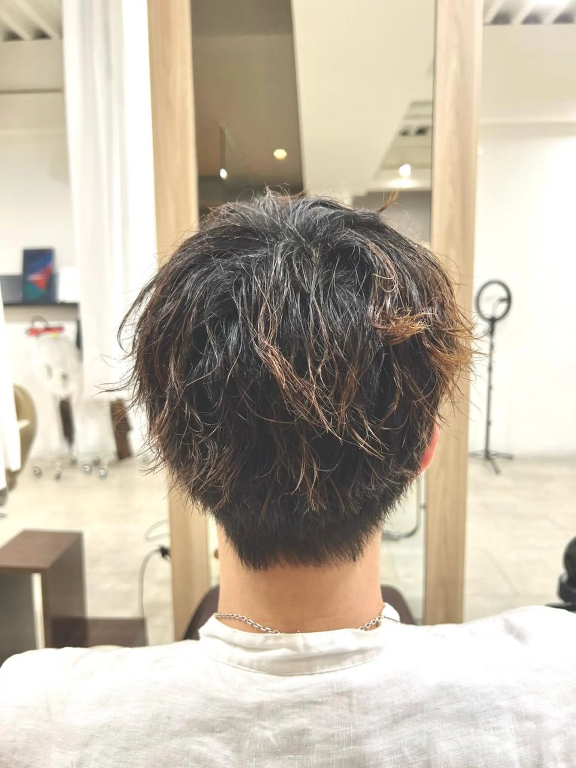 パーマ メンズ メンズパーマ 心斎橋メンズサロン リベルテグリットのヘアスタイル