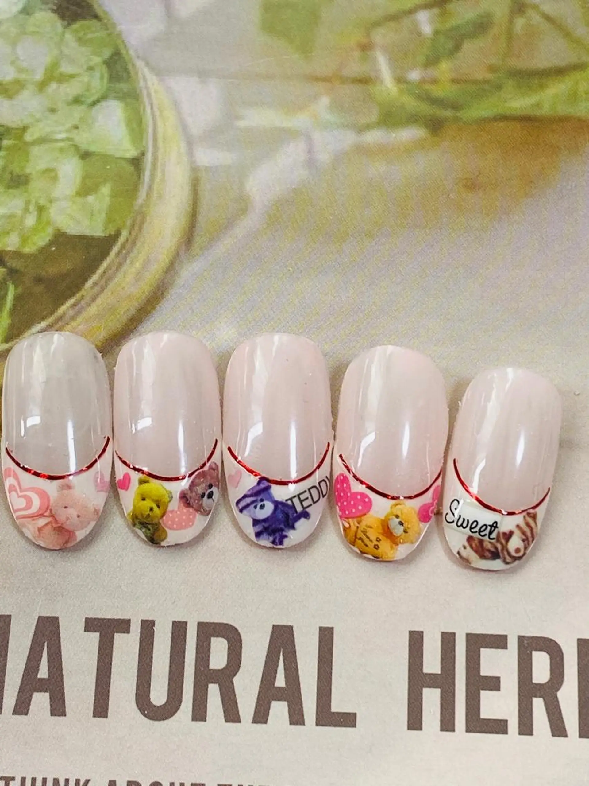 ネイル フレンチネイル 自宅ネイルサロン ♦️nuance♦️のネイルデザイン