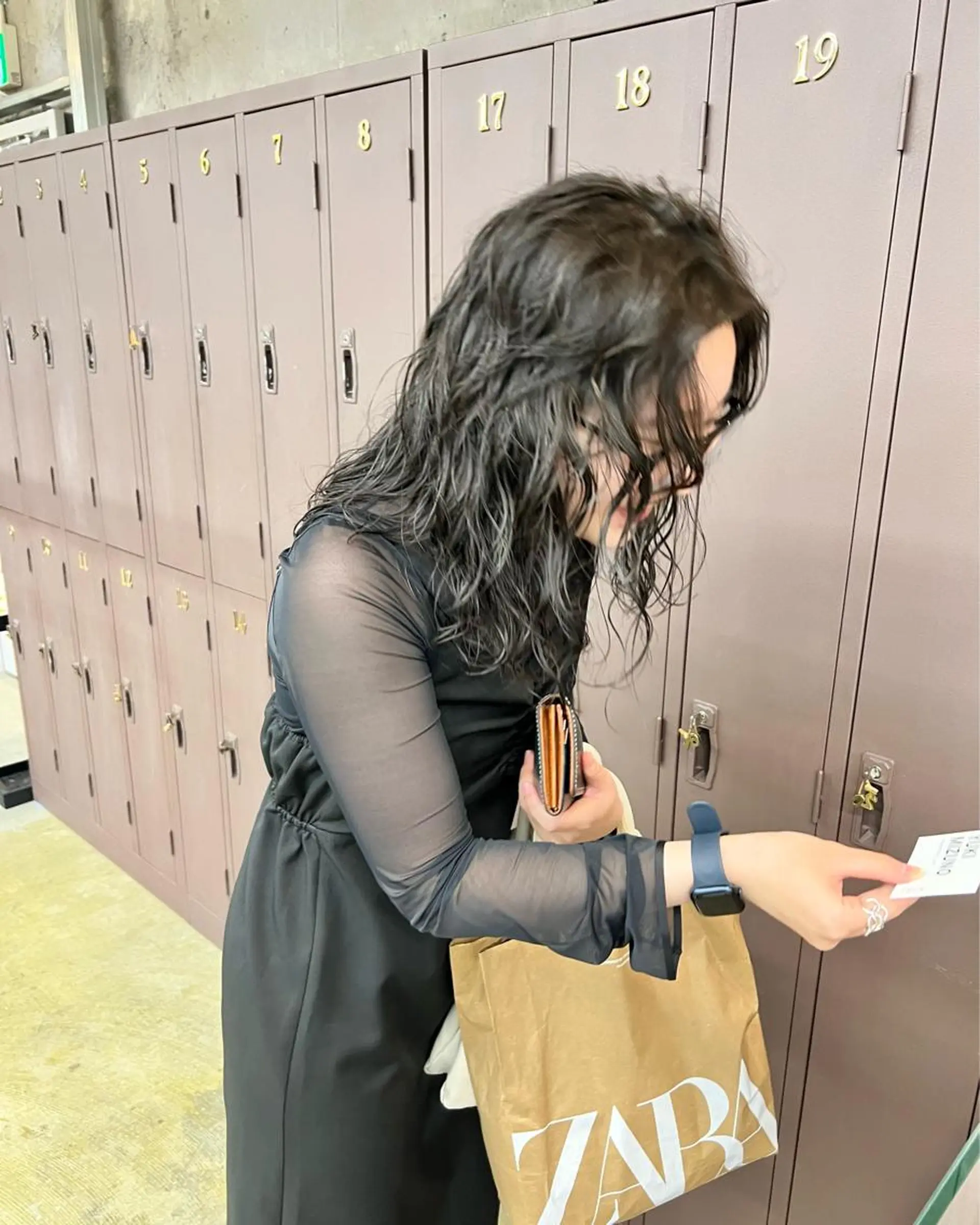 セミロング パーマ セミロングパーマ ニュアンスパーマ 水野 雪 /パーマ/暖色カラーのヘアスタイル